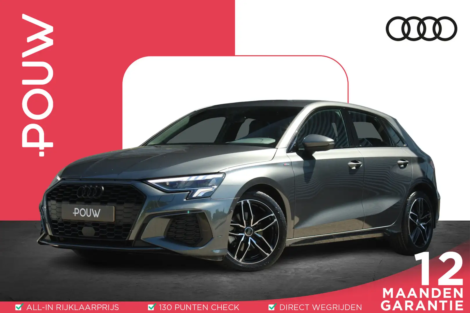 Audi A3 Sportback 30 TFSI 110pk S Edition | Parkeer Pakket Grijs - 1