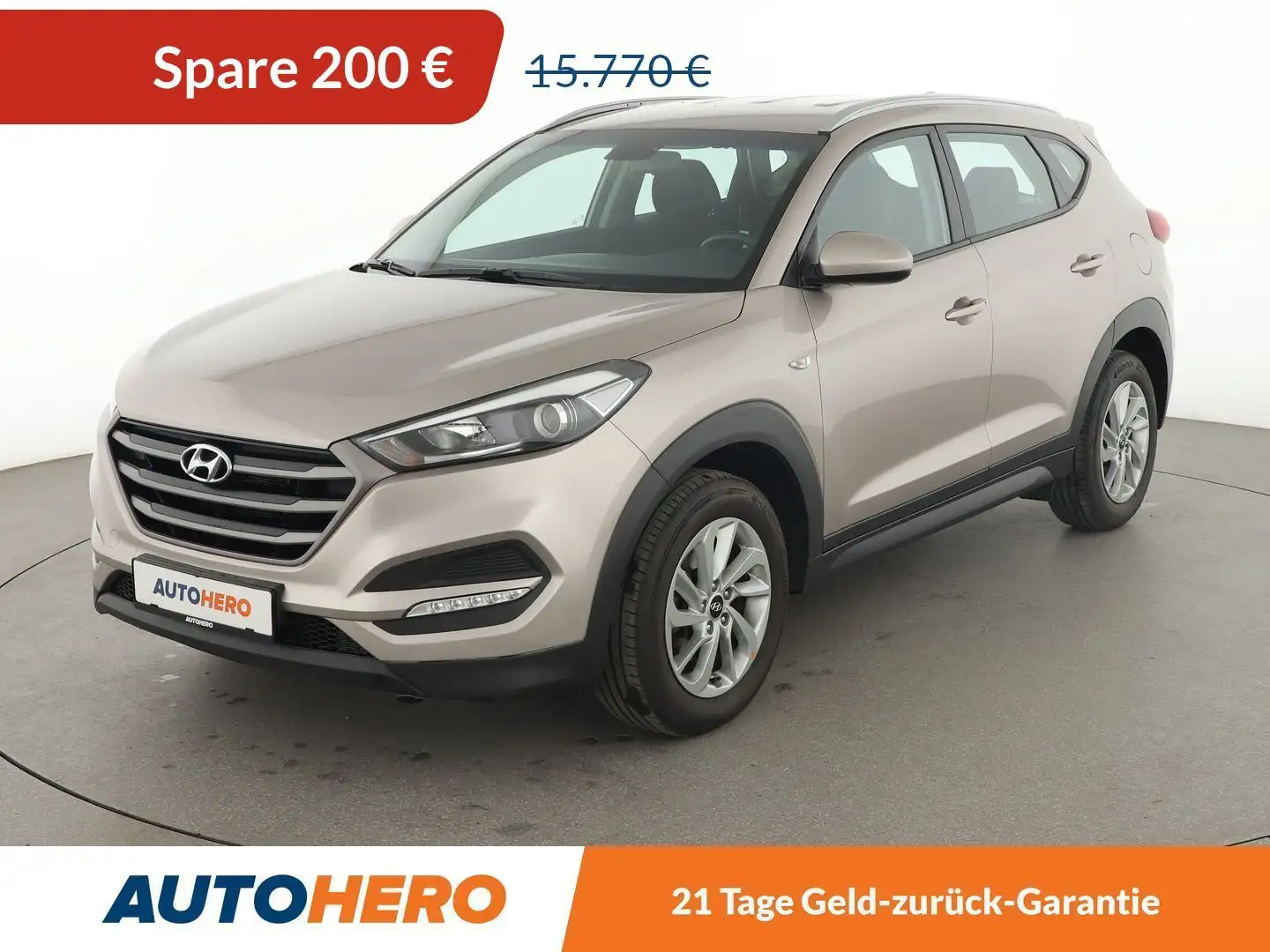 Hyundai TUCSON 1.6 TGDI Select 2WD *NAVI*TEMPO*CAM*PDC*SHZ* Grau - 1