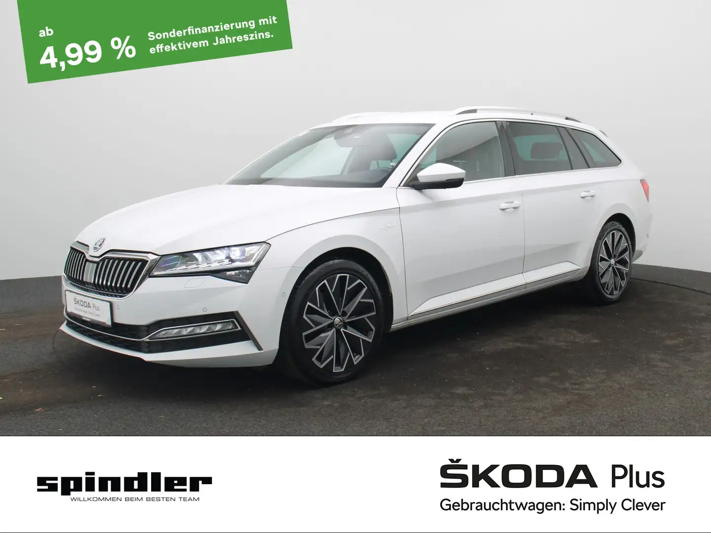 Skoda Superb Combi L&K 2.0 TDI DSG / Matrix, 360°, AHK Weiß - 1