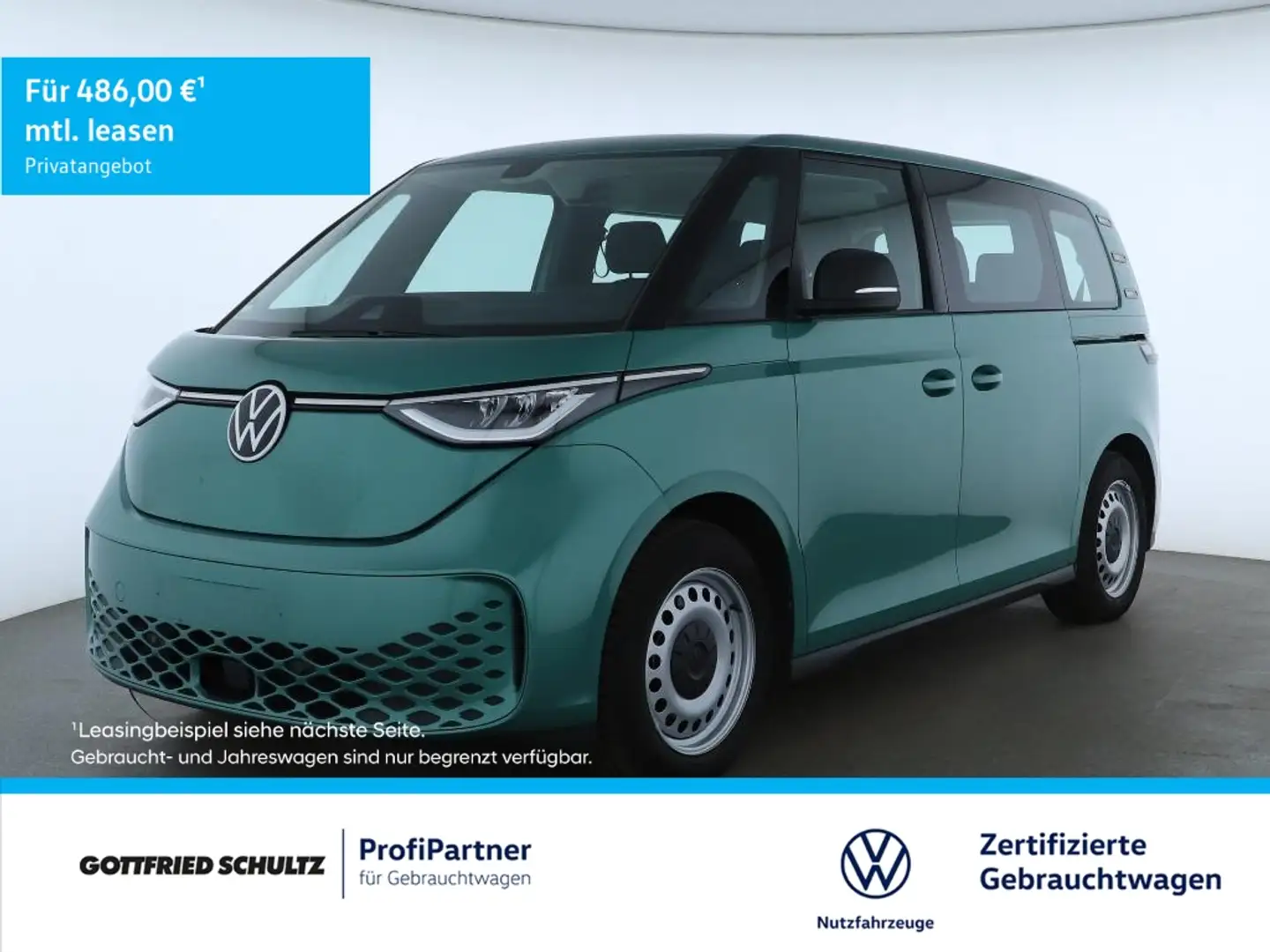 Volkswagen ID. Buzz Pro 210 kW Navigation Sitzheizung Grün - 1