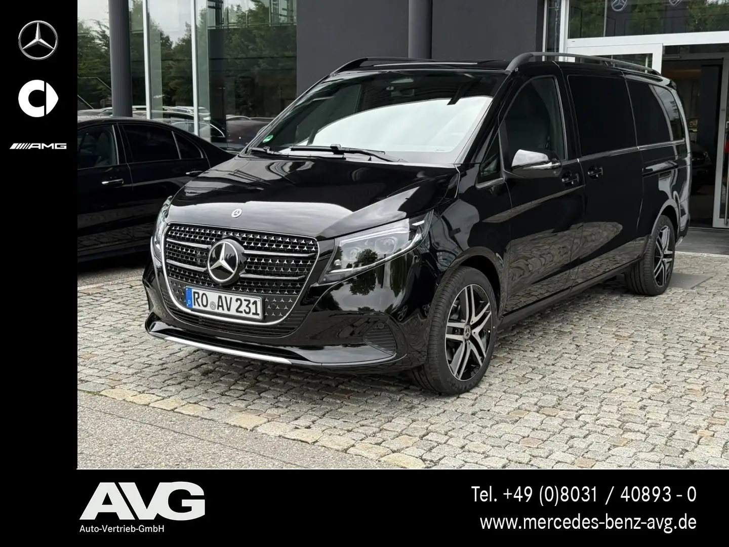 Mercedes-Benz V 300 V 300 d 4MATIC AVANTGARDE/EL MBUX DISTRONIC LED Zwart - 1