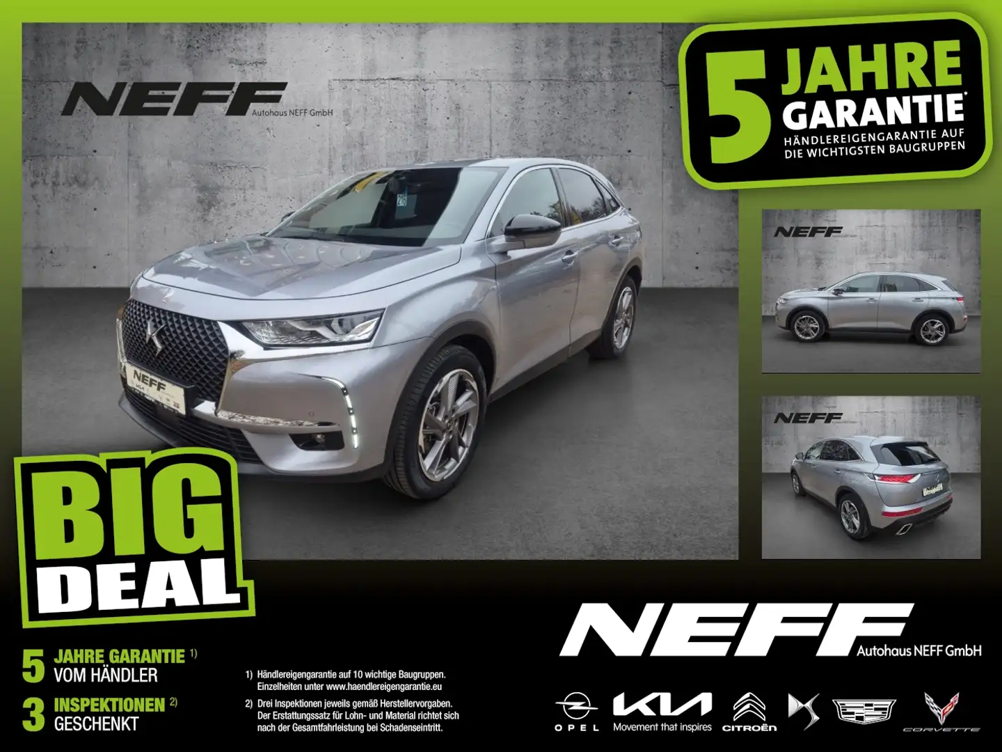 DS Automobiles DS 7 7 225PS Bastille Plug in Hybrid E-Tense Gri - 1