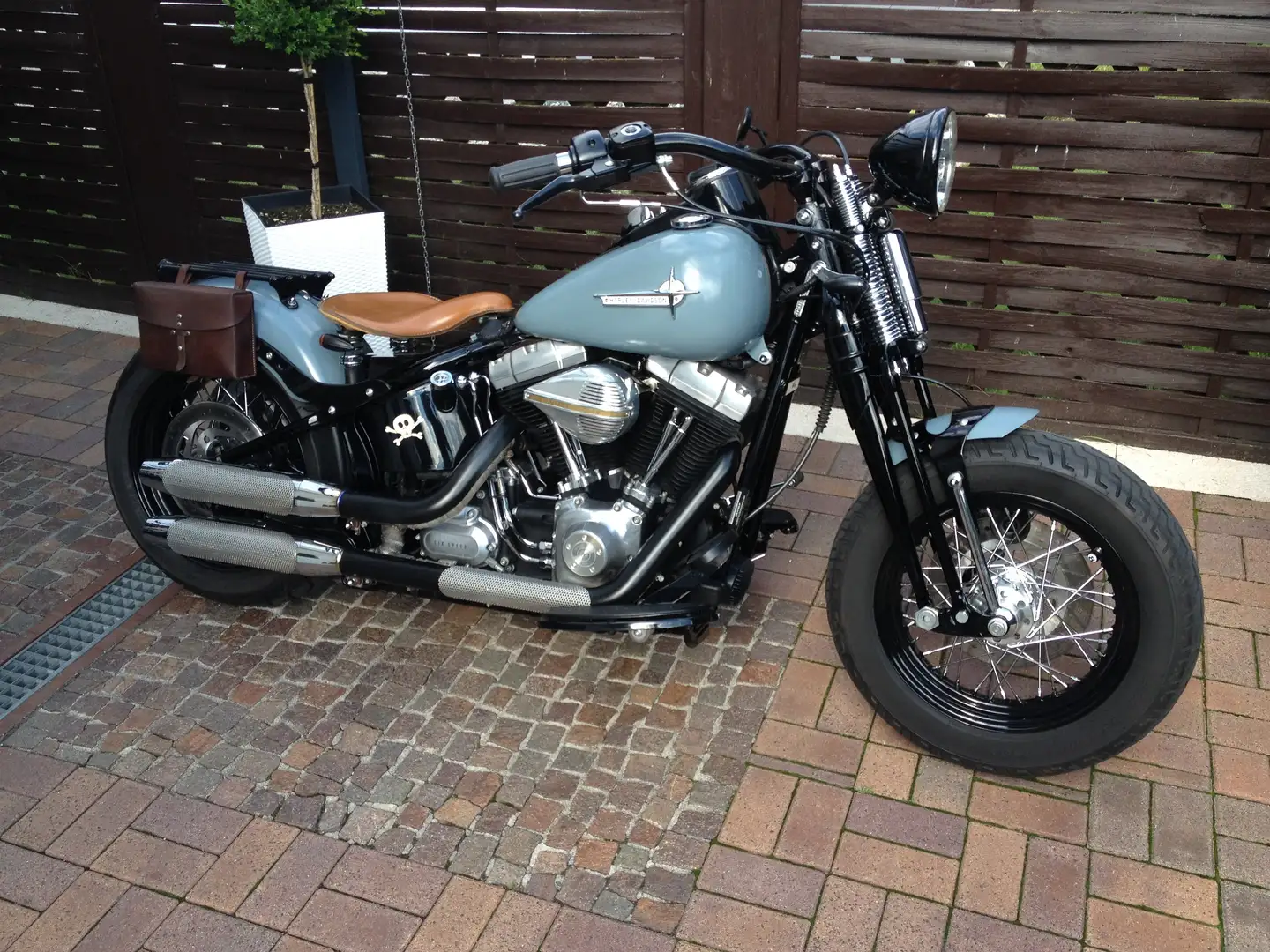 Harley-Davidson Softail Niebieski - 1