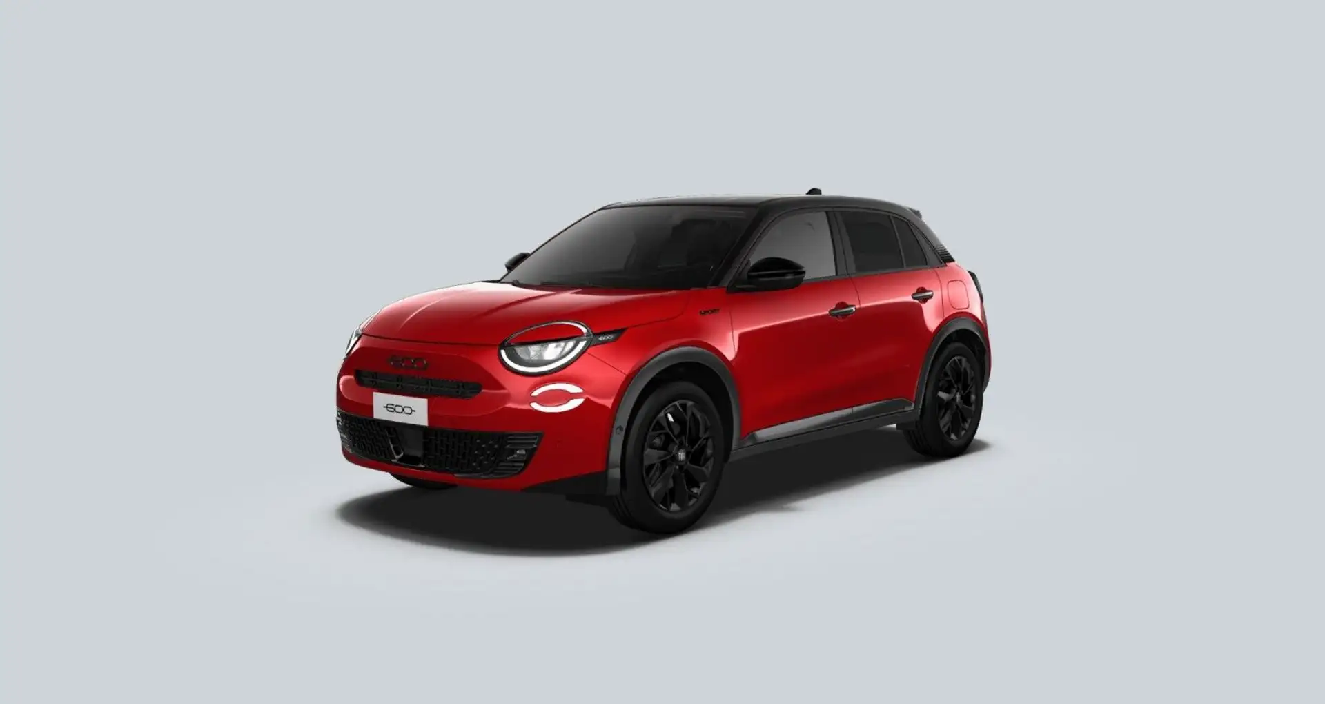 Fiat 600 Hybrid Sport Rouge - 1