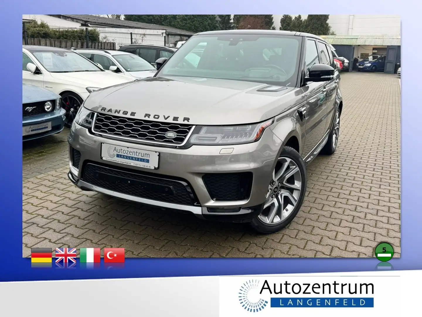 Land Rover Range Rover Sport HSE TD6 *MATRIX*PANO*VOLL*21* Silber - 1