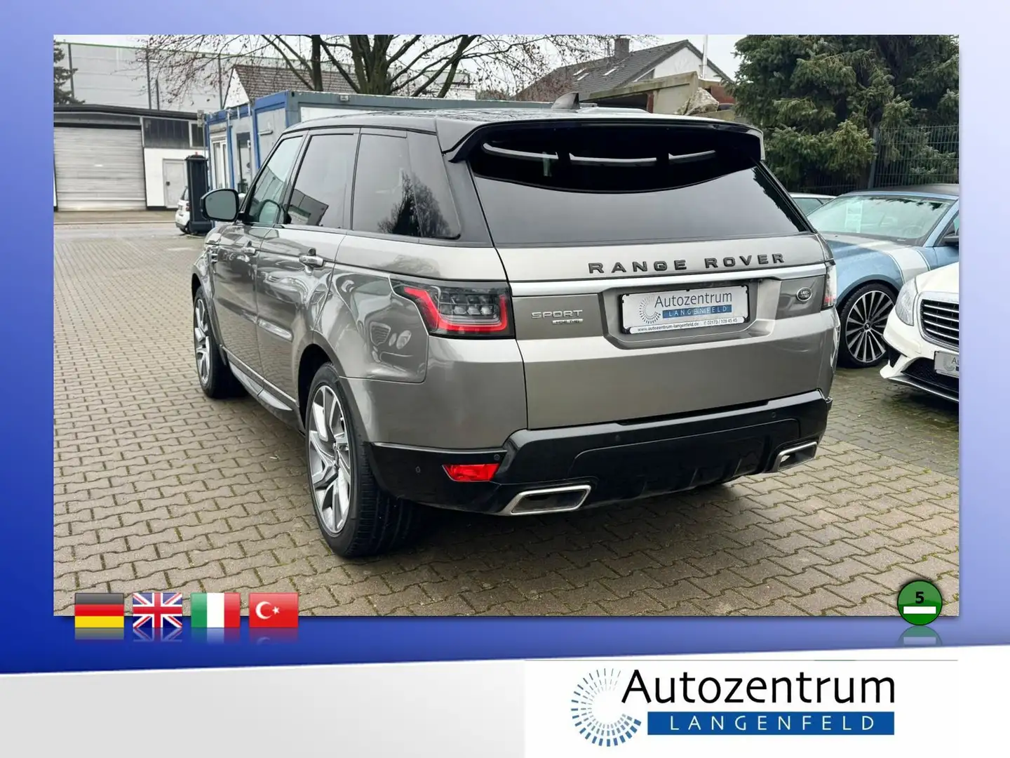 Land Rover Range Rover Sport HSE TD6 *MATRIX*PANO*VOLL*21* Silber - 2