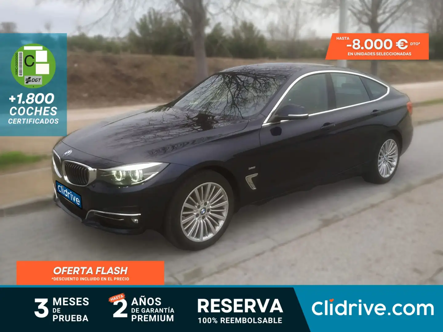 BMW 320 320dA Negro - 1