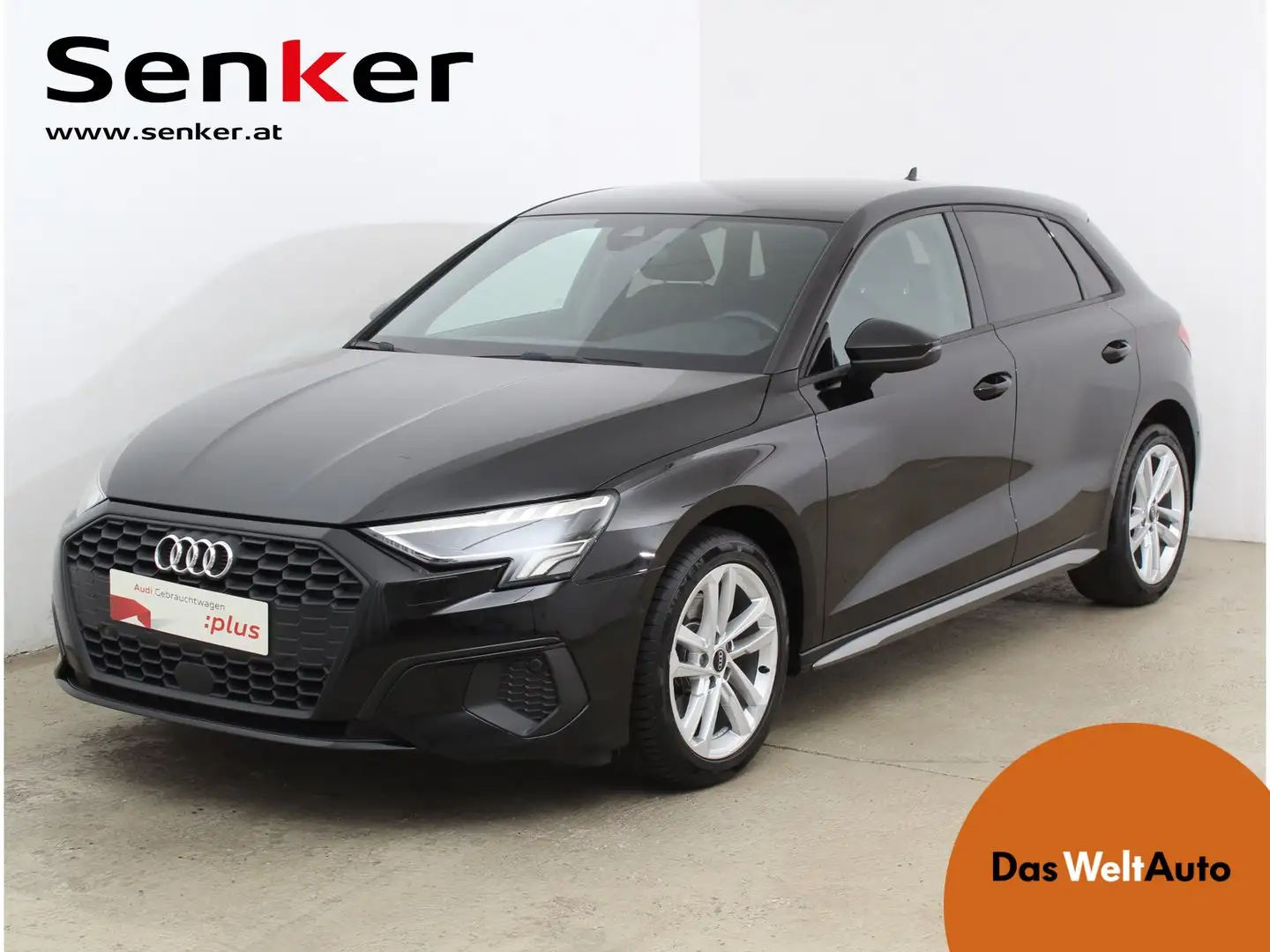 Audi A3 30 TFSI intense Zwart - 1