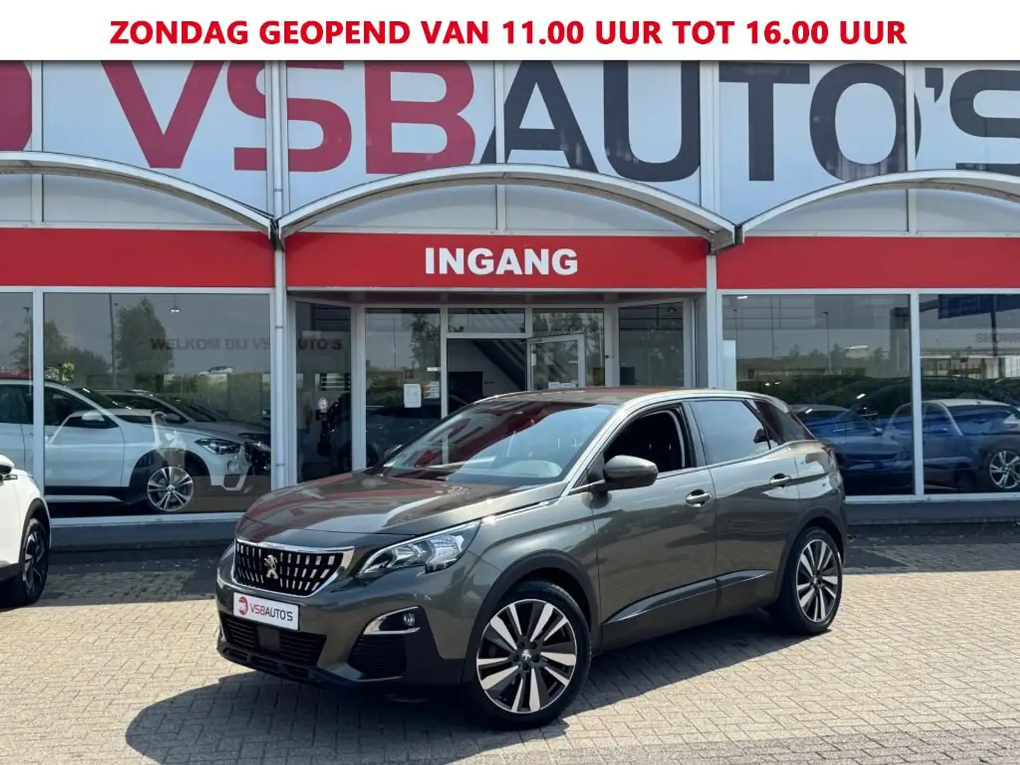 Peugeot 3008 1.2 PURETECH AUT. 130PK LED NAVI TREKHAAK AIRCO LM Gris - 1