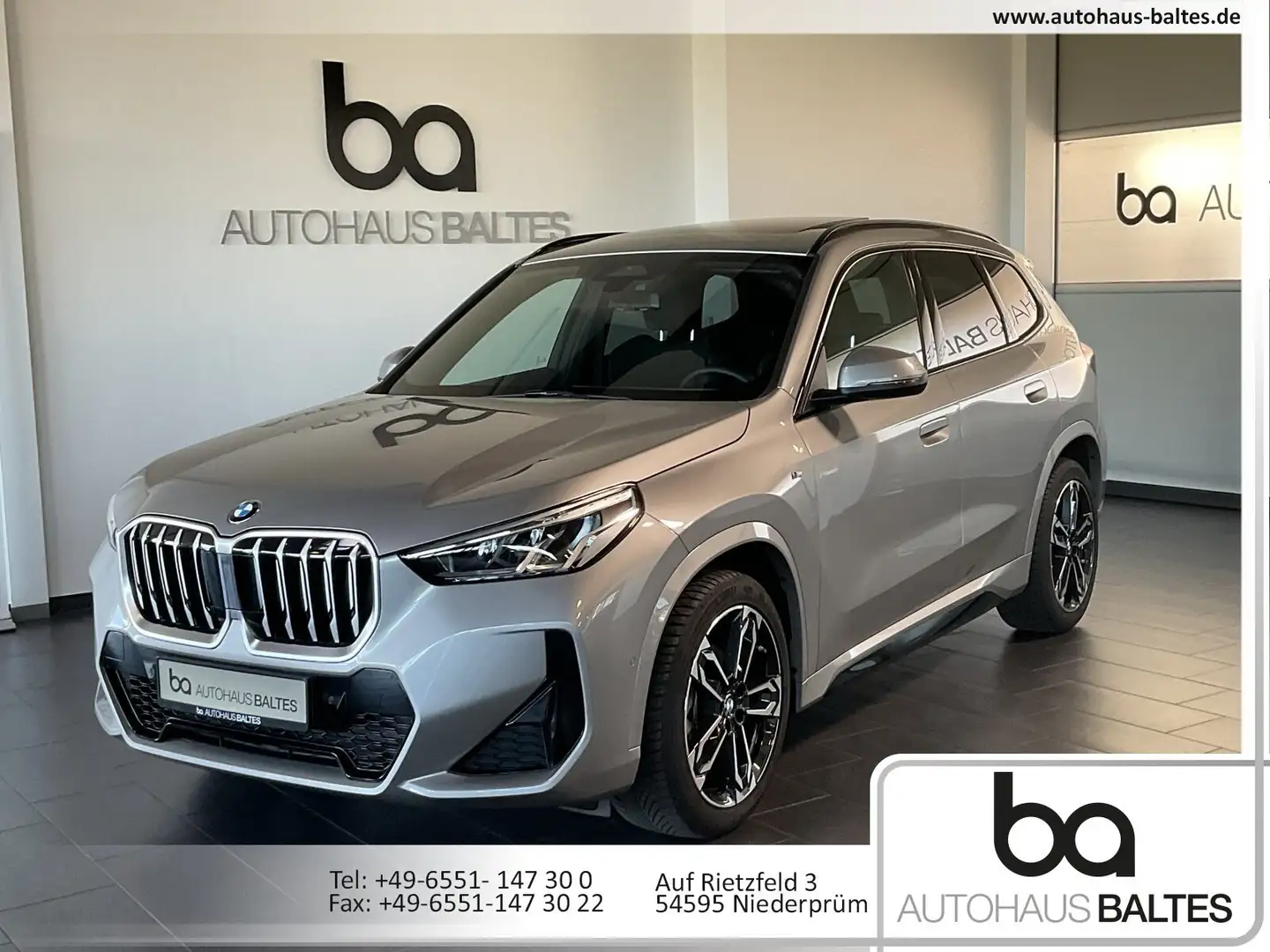 BMW X1 X1 xDrive 20d M Sport 19"/Pano/Park/DrivPlus/AHK Argent - 1