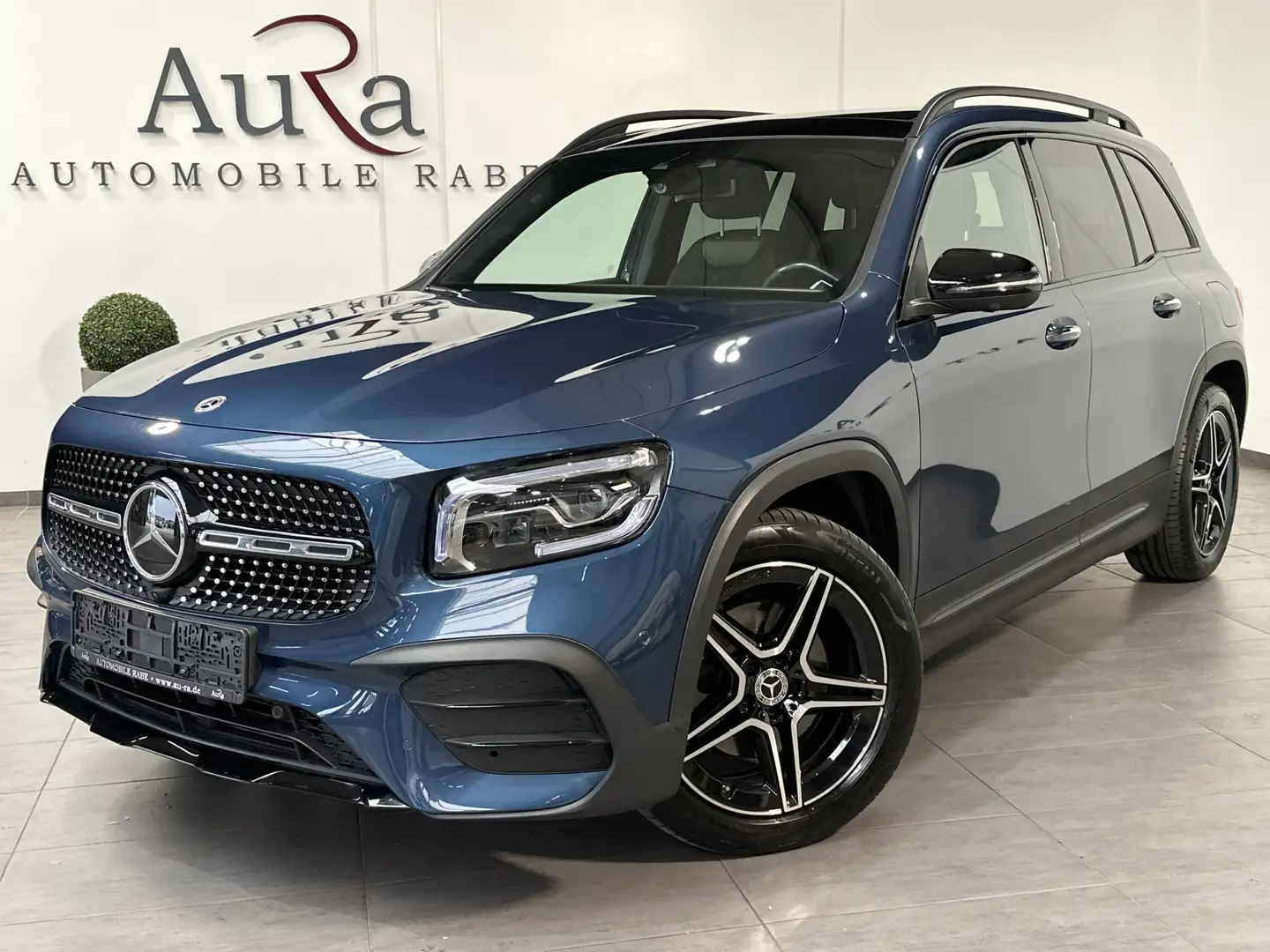 Mercedes-Benz GLB 220 4Matic AMG-Line NAV+LED+PANO+AHK+360° Blau - 2