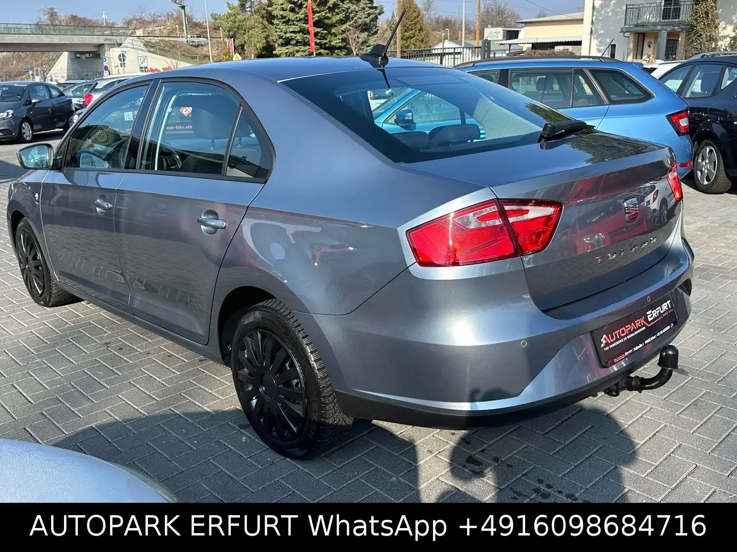 SEAT Toledo Style*Klima*Temp*StzH*Navi*Phone*PDC Gris - 2