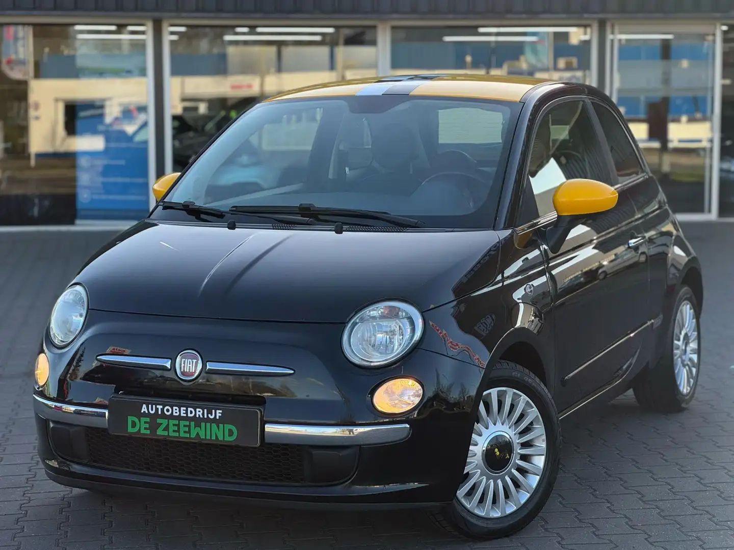 Fiat 500 1.2 Sport|airco|usb|Sport|Nieuw APK Zwart - 2