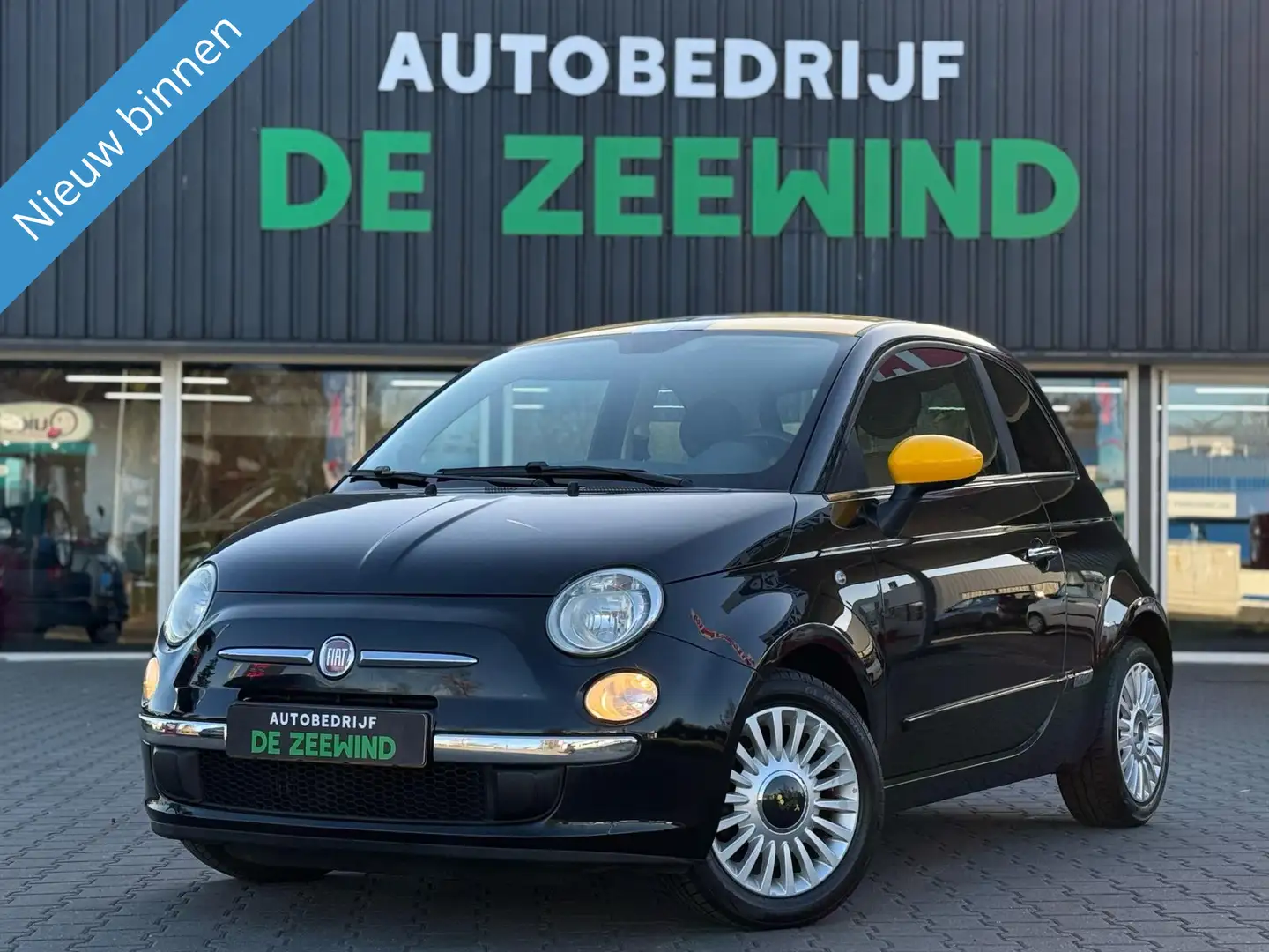Fiat 500 1.2 Sport|airco|usb|Sport|Nieuw APK Zwart - 1