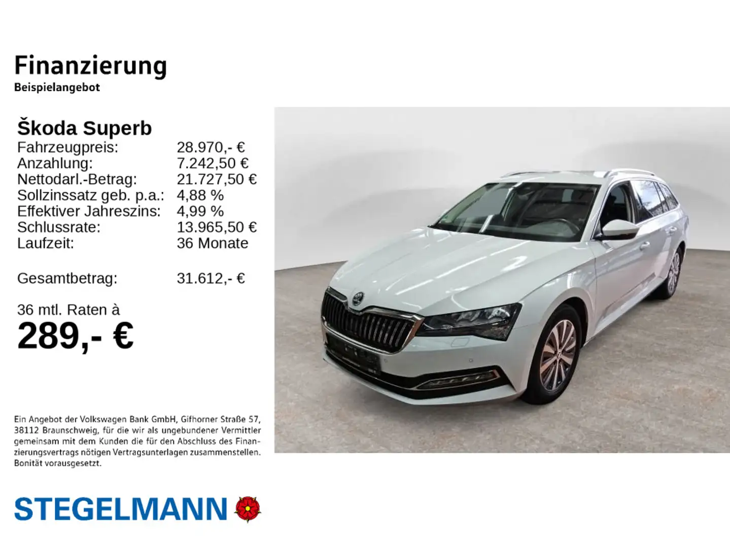 Skoda Superb Combi 1.5 TSI DSG Style *AHK*Standhzg*Nav Weiß - 2