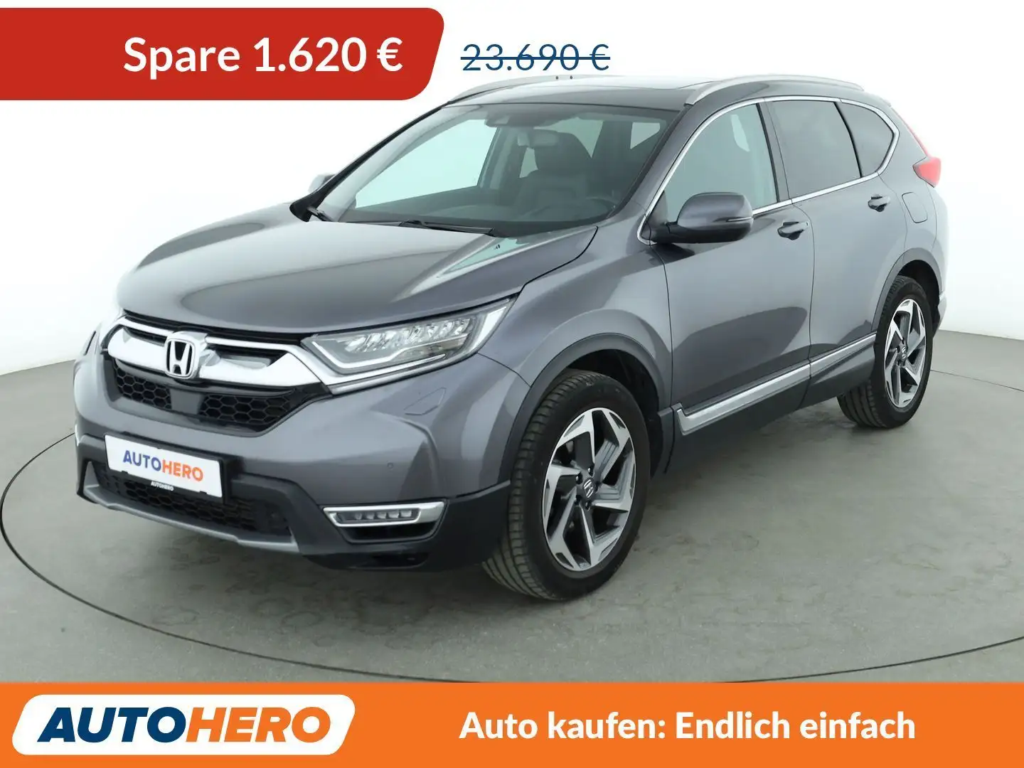 Honda CR-V 1.5 Turbo Executive 4WD Aut.*NAVI*HEADUP*LED* Grau - 1