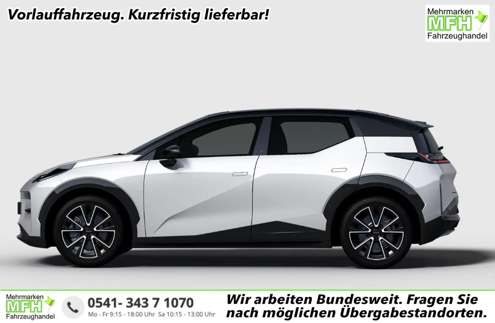 Zeekr X Long Range RWD BEV 61kWh Pano Nav 360° ACC el.H... Weiß - 1