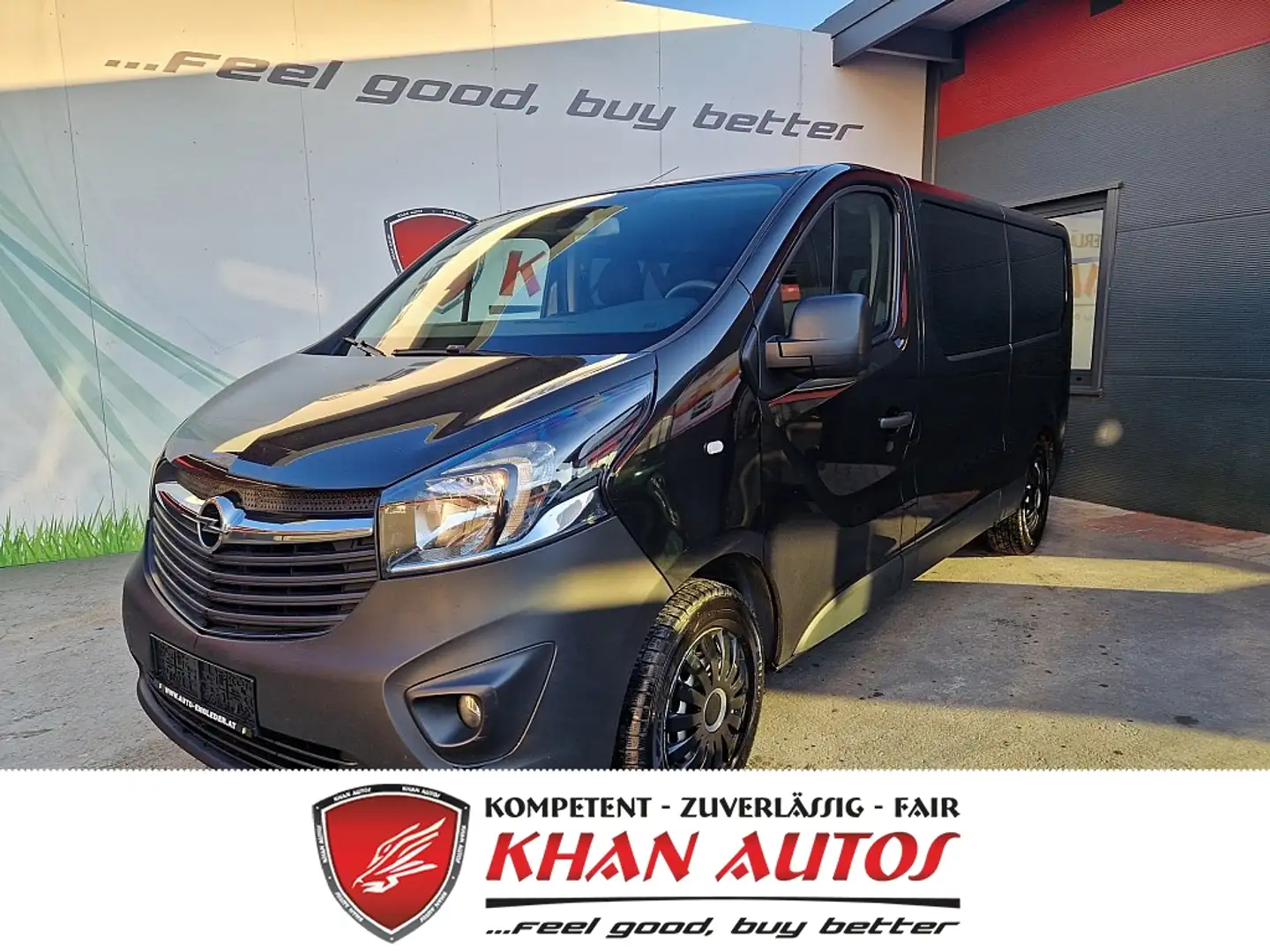 Opel Vivaro Combi L2H1 1,6 BiTurbo CDTI *9-Sitzer*2xKlima* Schwarz - 1