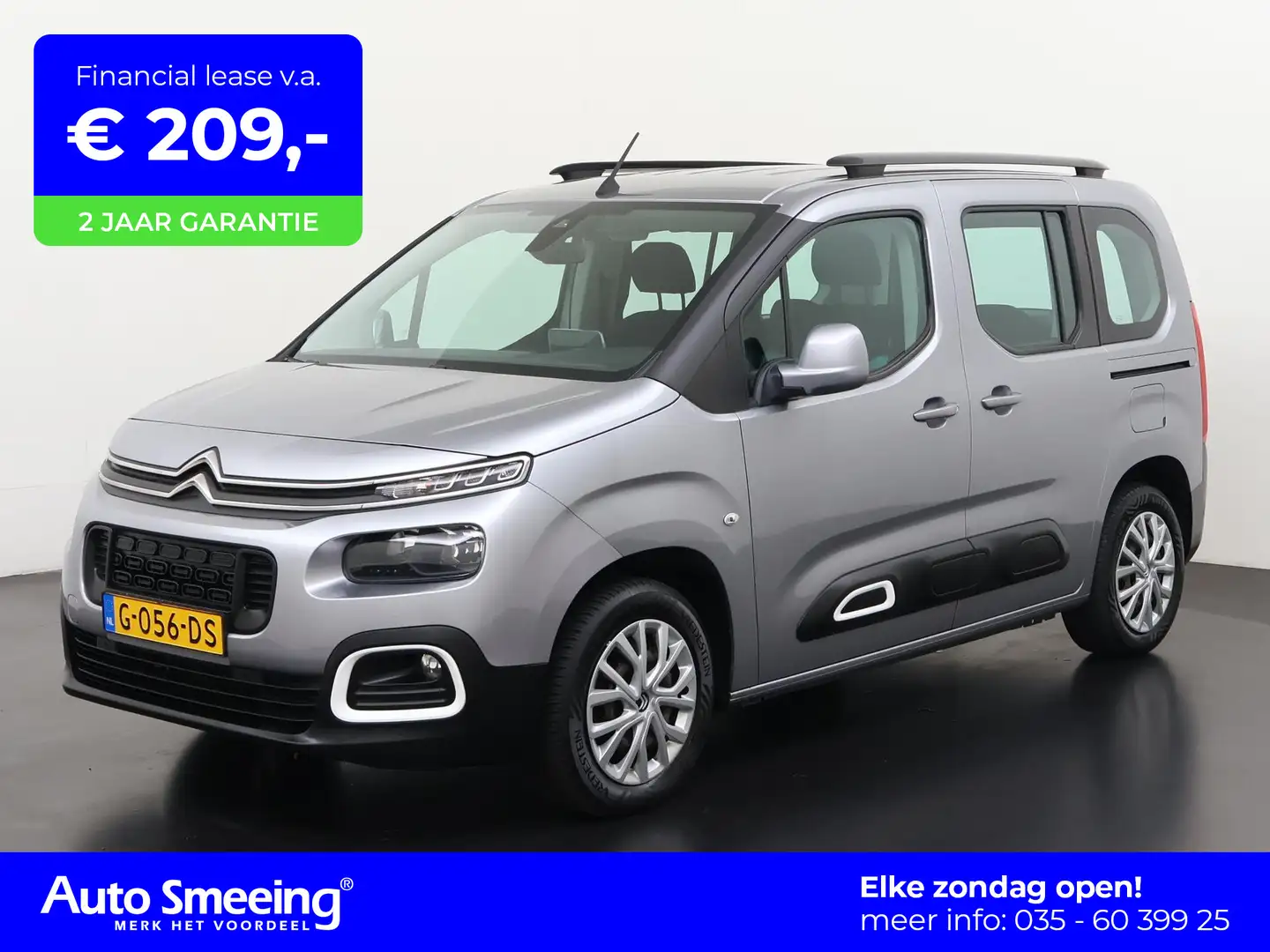 Citroen Berlingo 1.2 PureTech | Schuideur L/R | Camera | Navigatie Grijs - 1