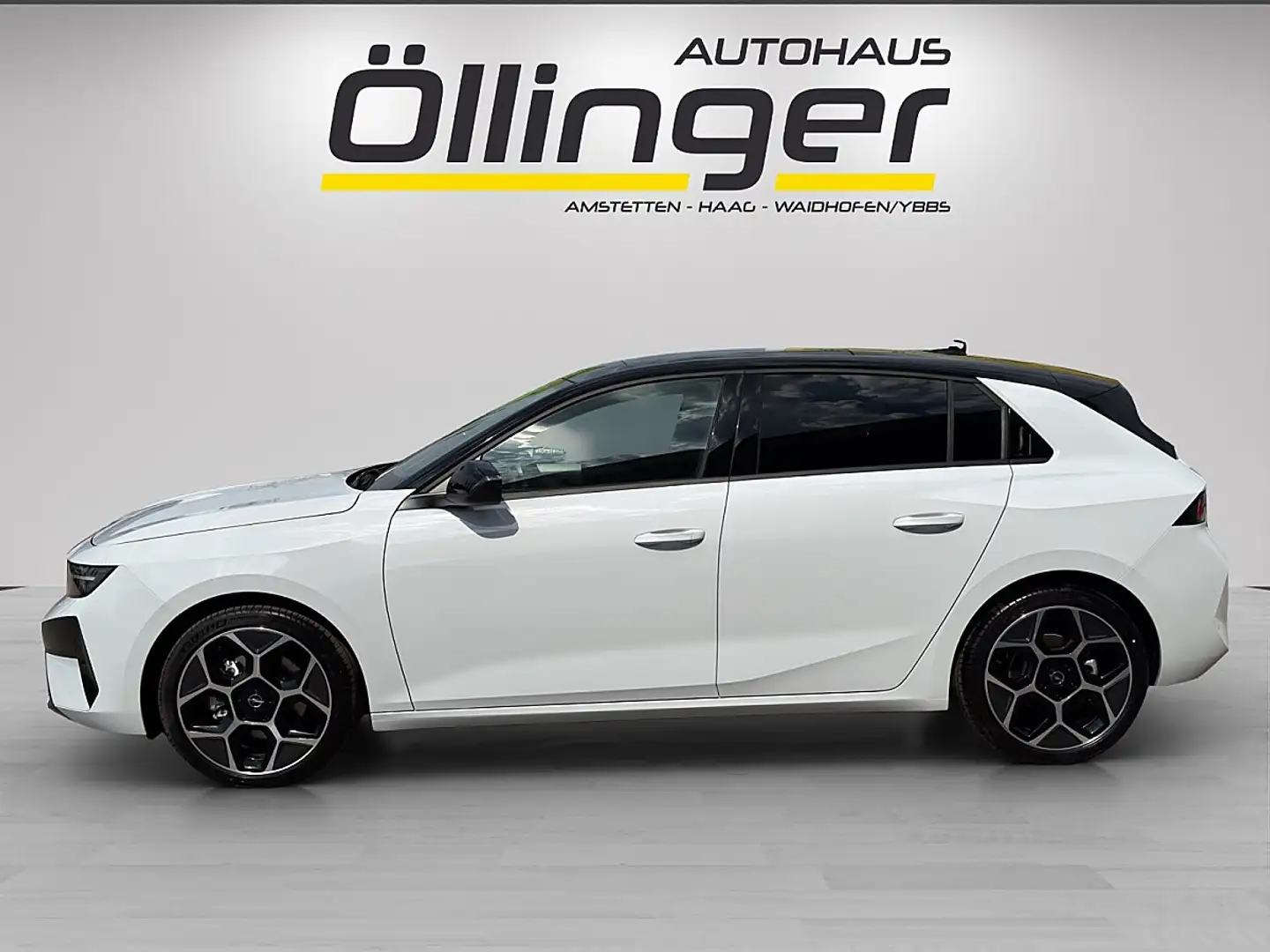 Opel Astra 1,2 Turbo MHEV Ultimate Aut. + elektr. Glasdach! Weiß - 2