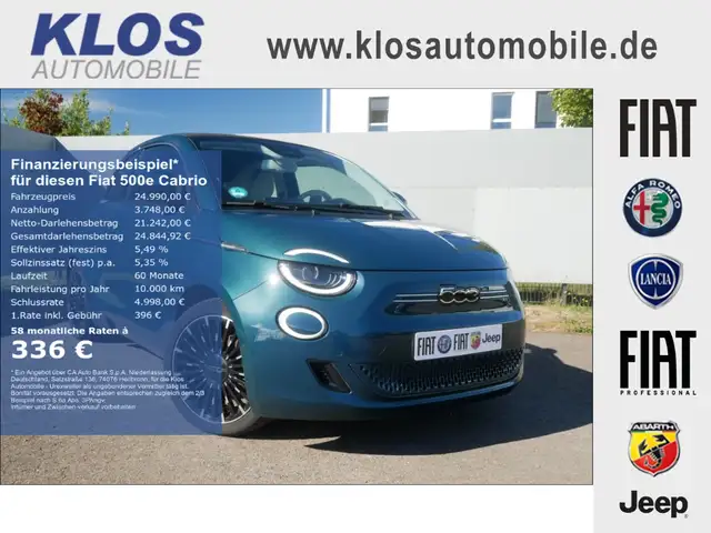 Fiat 500 BY BOCELLI AT 42 Kwh 118PS LED NAVI WINTER
