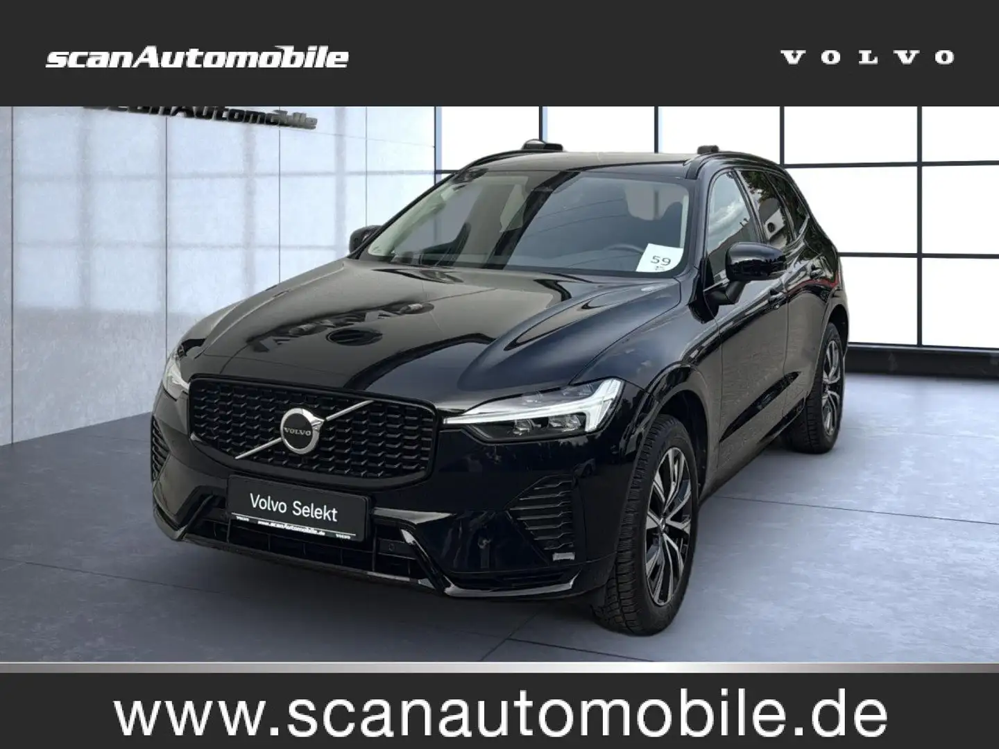 Volvo XC60 XC 60 Plus Dark 2WD Bluetooth Navi LED Klima Zwart - 1