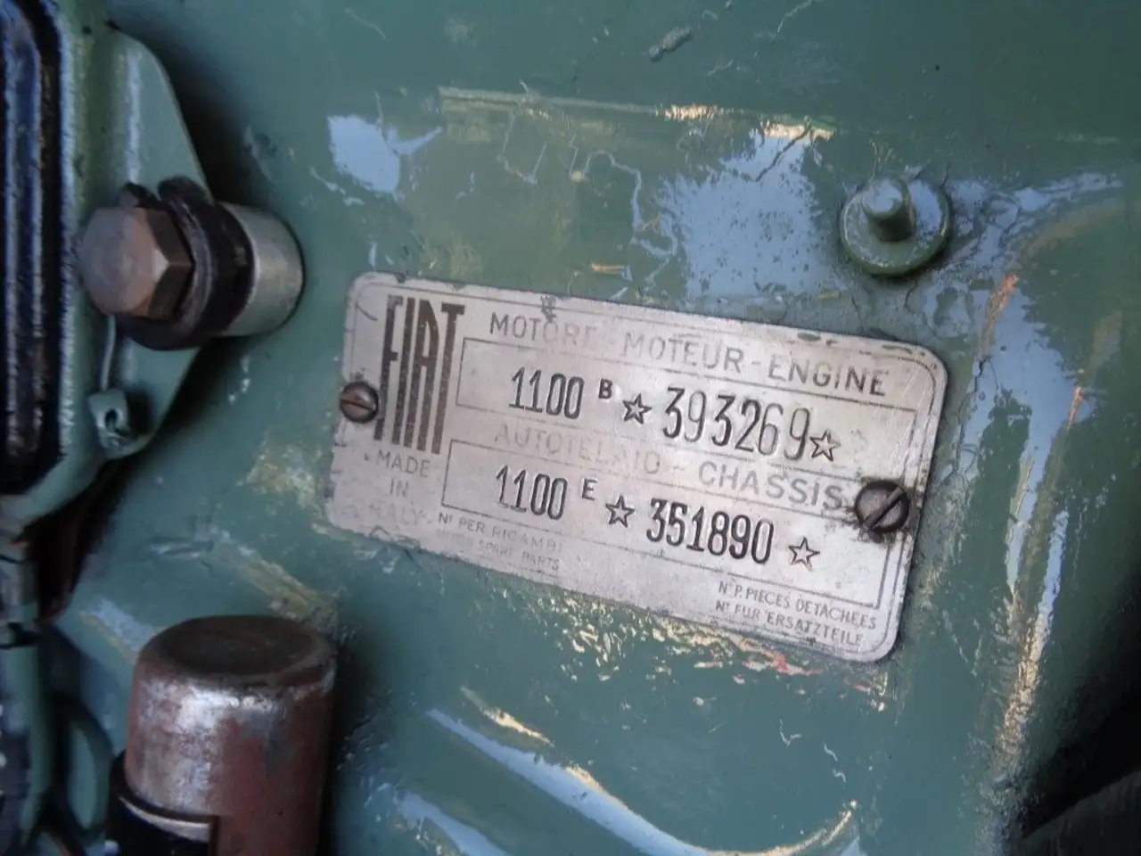 Fiat 1100 E *ISCRITTA ASI E REGISTRO FIAT ITALIANO*, foto 10