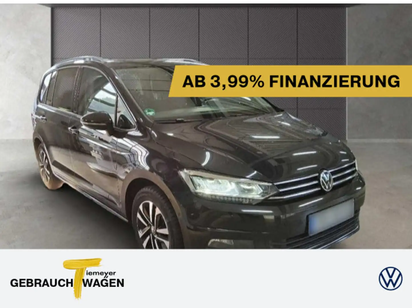 Volkswagen Touran 2.0 TDI DSG UNITED 7-SITZE NAVI LED eKLAP Schwarz - 1