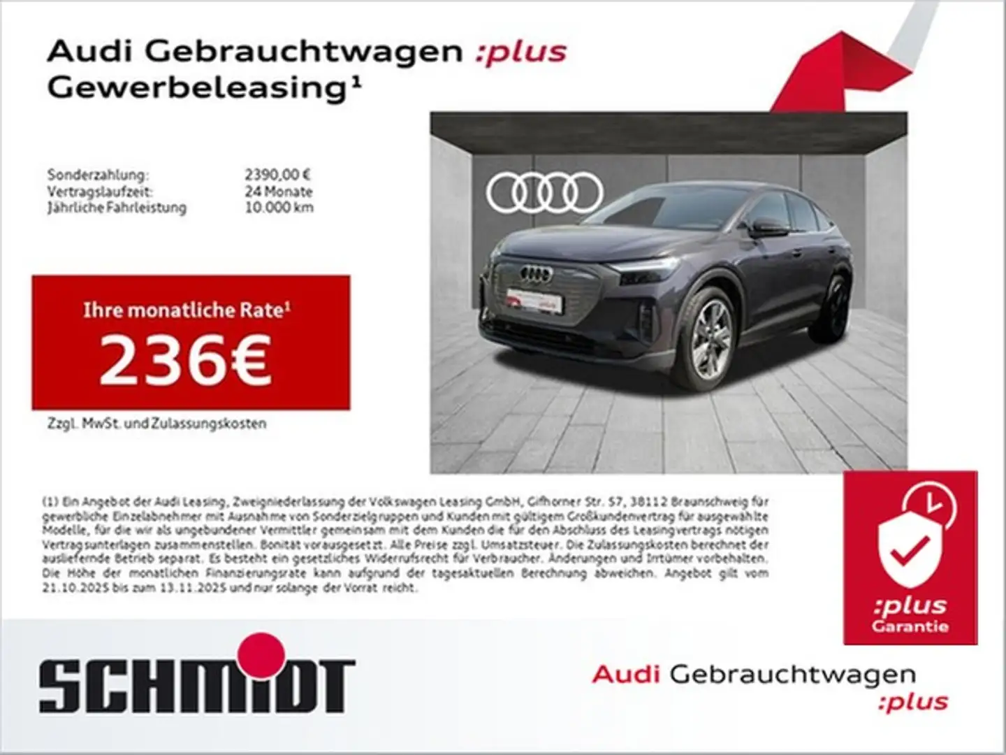 Audi Q4 e-tron Sportback 45 LM20 AHK Navi+ Wärmepumpe Sports. Mauve - 1