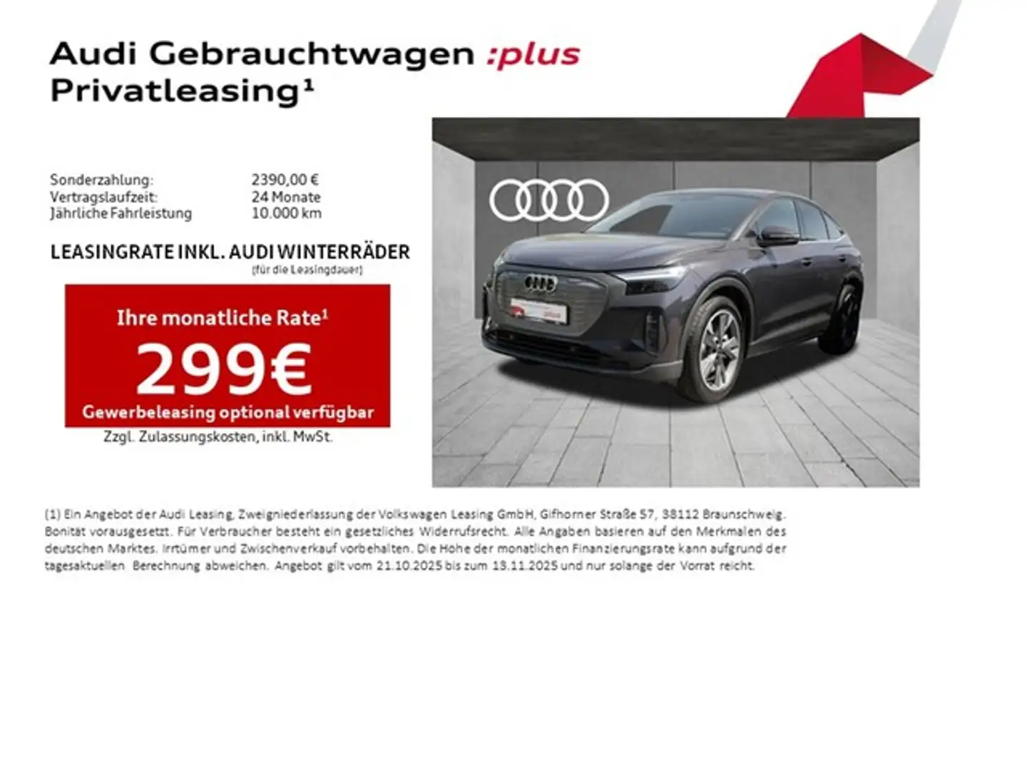 Audi Q4 e-tron Sportback 45 LM20 AHK Navi+ Wärmepumpe Sports. Mauve - 2
