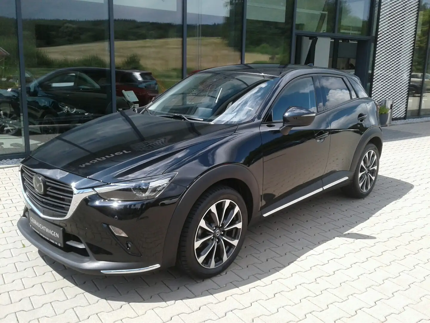 Mazda CX-3 SKYACTIV-G 150 AWD SPORTS TEC-P LEDER-S NAV AHK Schwarz - 2