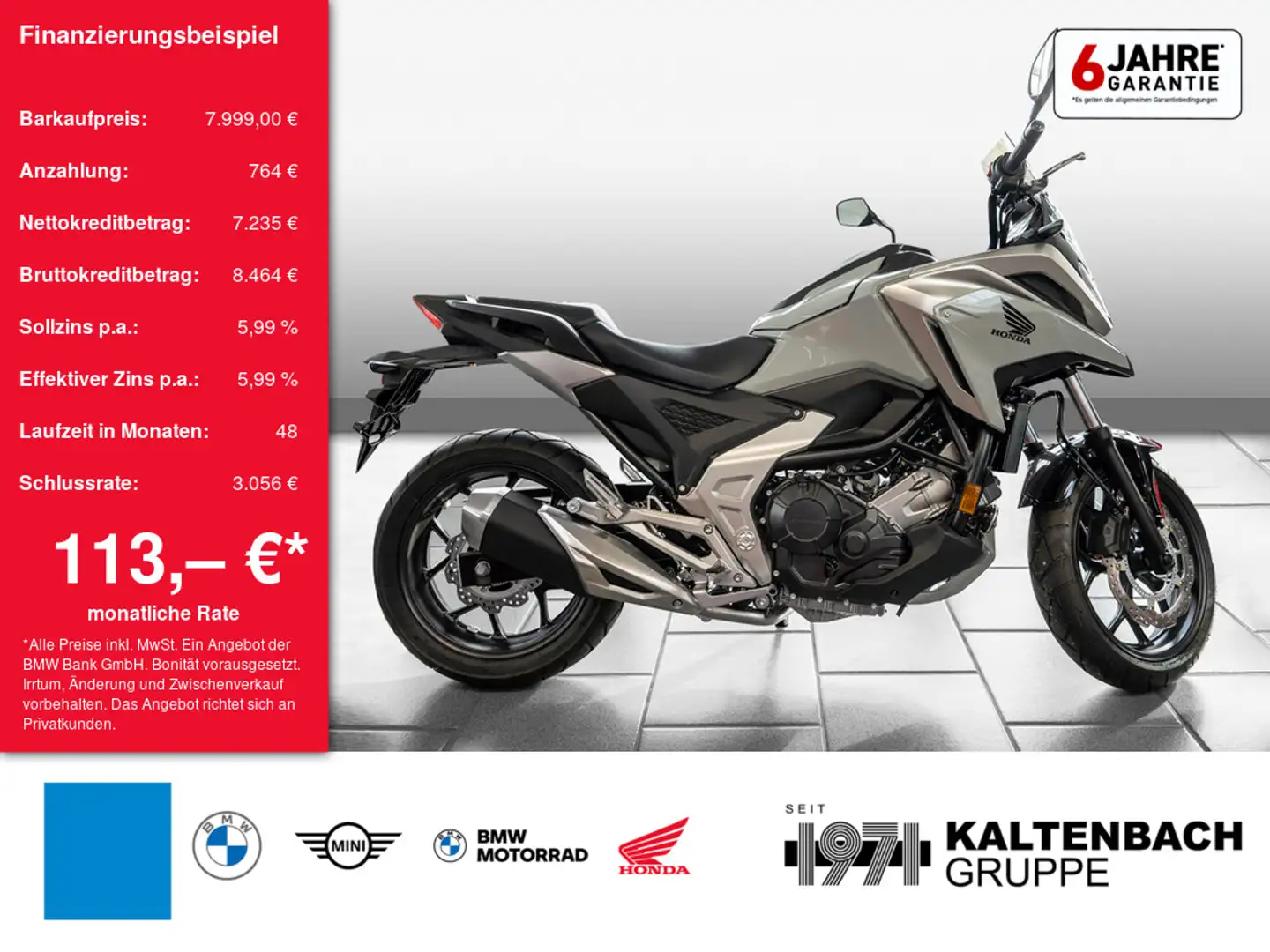 Honda NC 750 X LED SCHEINWERFER Grau - 1