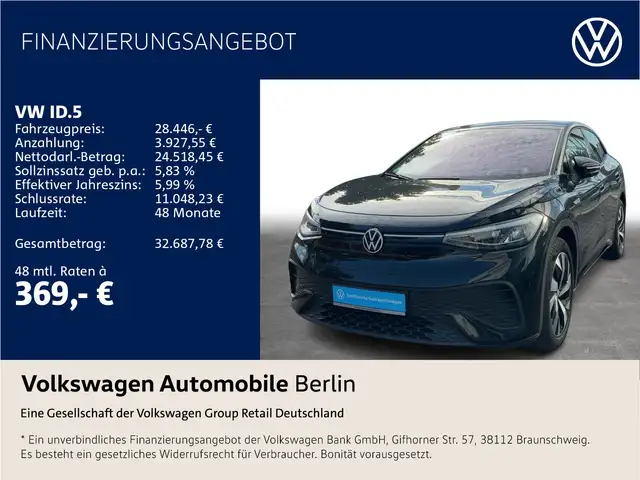 Volkswagen ID.5 Pro 128/77 Entertainment Paket Navi LED SHZ