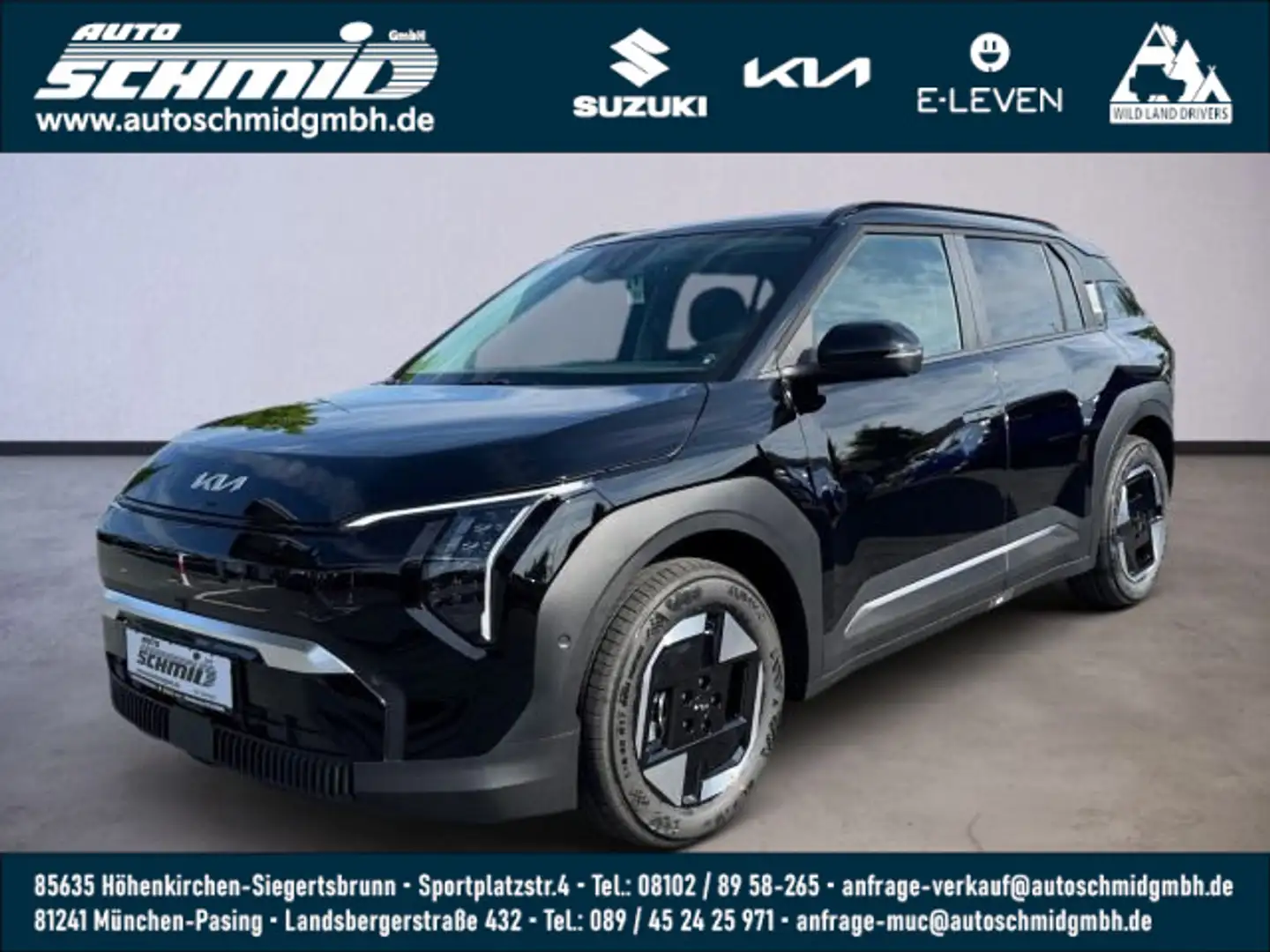 Kia EV3 81.4 EARTH WIC BUS UPG DWP Schwarz - 1