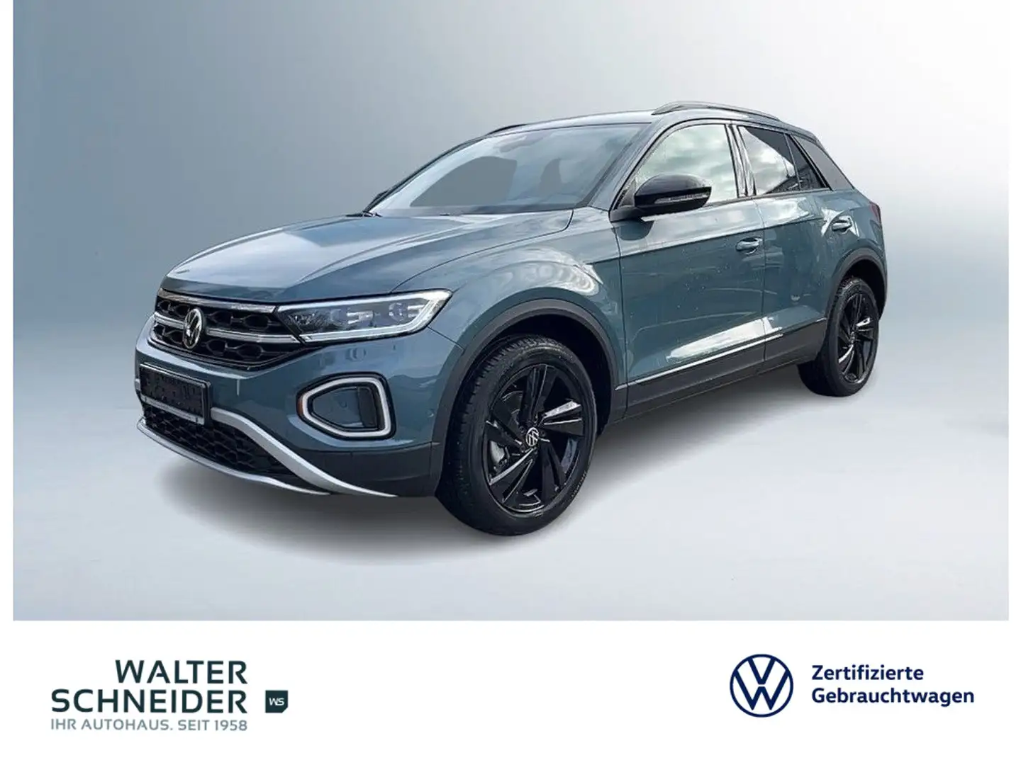 Volkswagen T-Roc T-ROC 1.5 TSI DSG Black Style ACC AHK Navi RFK Blau - 1