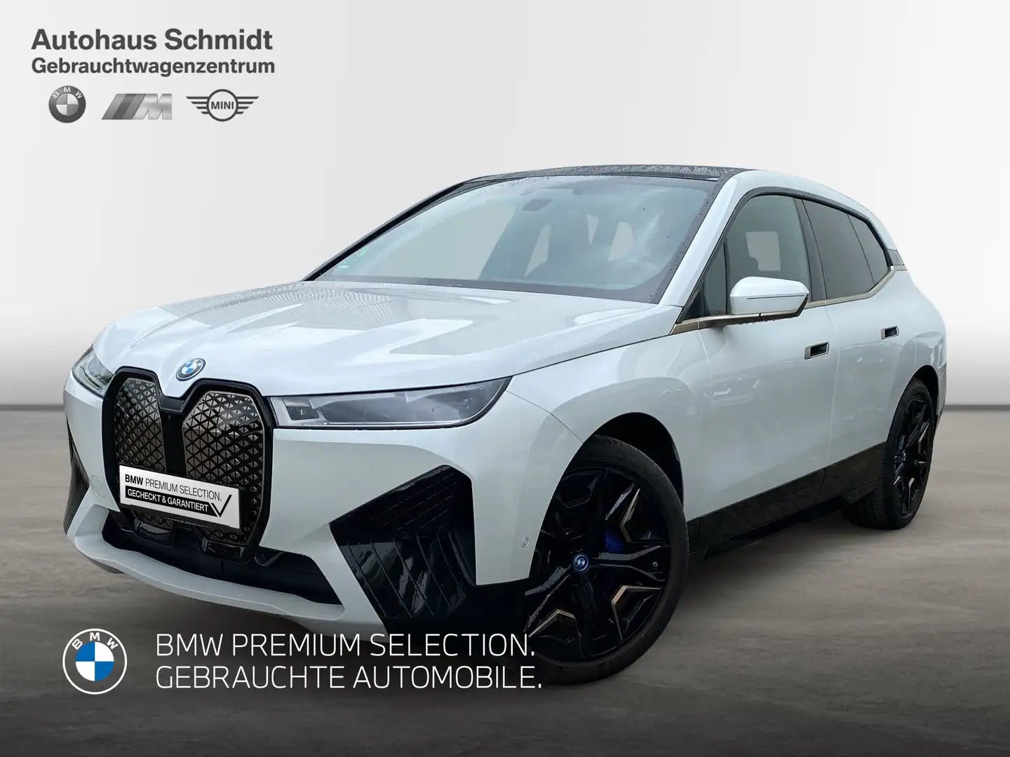 BMW iX xDrive50 508€ netto/mtl*Sportpaket*H&K*SkyLounge*D Weiß - 1