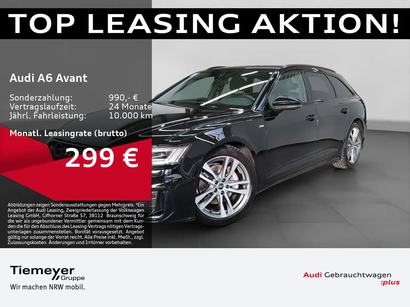 Audi A6 45 TFSI 2x S LINE MATRIX HuD 360 ASSIST Schwarz - 1