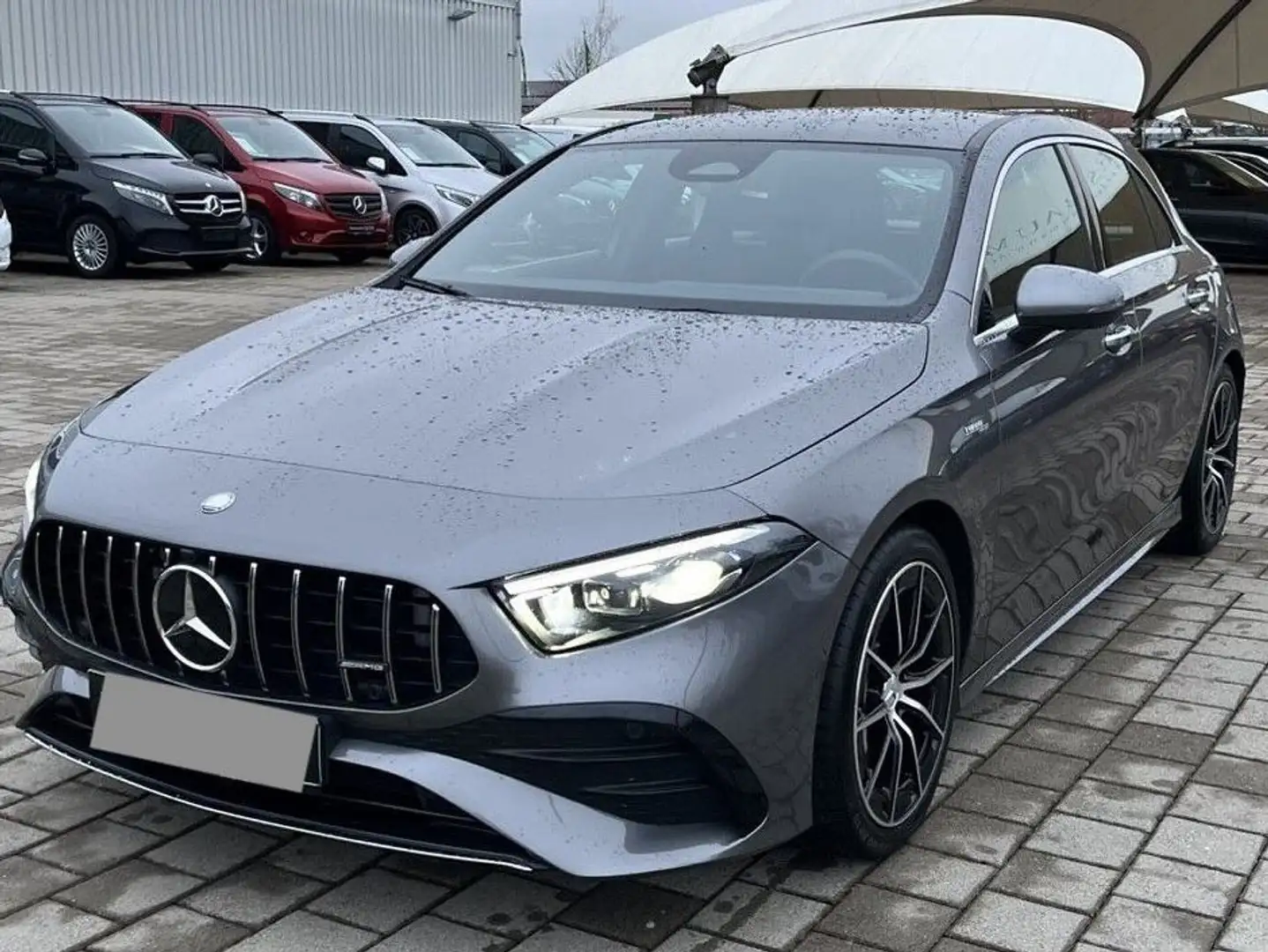 Mercedes-Benz A 35 AMG 4matic auto FACELIFT TETTO KEYLESS MULTIBEAM ACC Grigio - 1