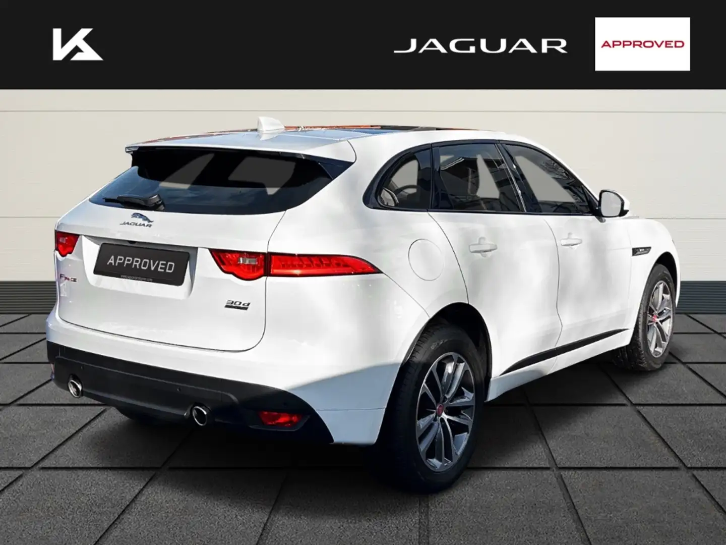 Jaguar F-Pace 30d R-Sport AWD Pano, Allrad, Navi, Soundsystem, L Weiß - 2