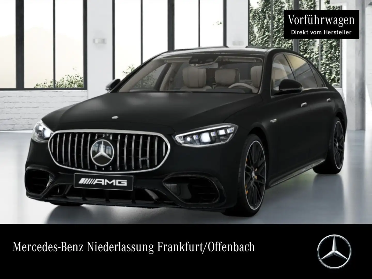 Mercedes-Benz S 63 AMG S 63 E PANO+DIGITAL-L+BURMESTER4D+FAHRASS+KEYLESS Černá - 1