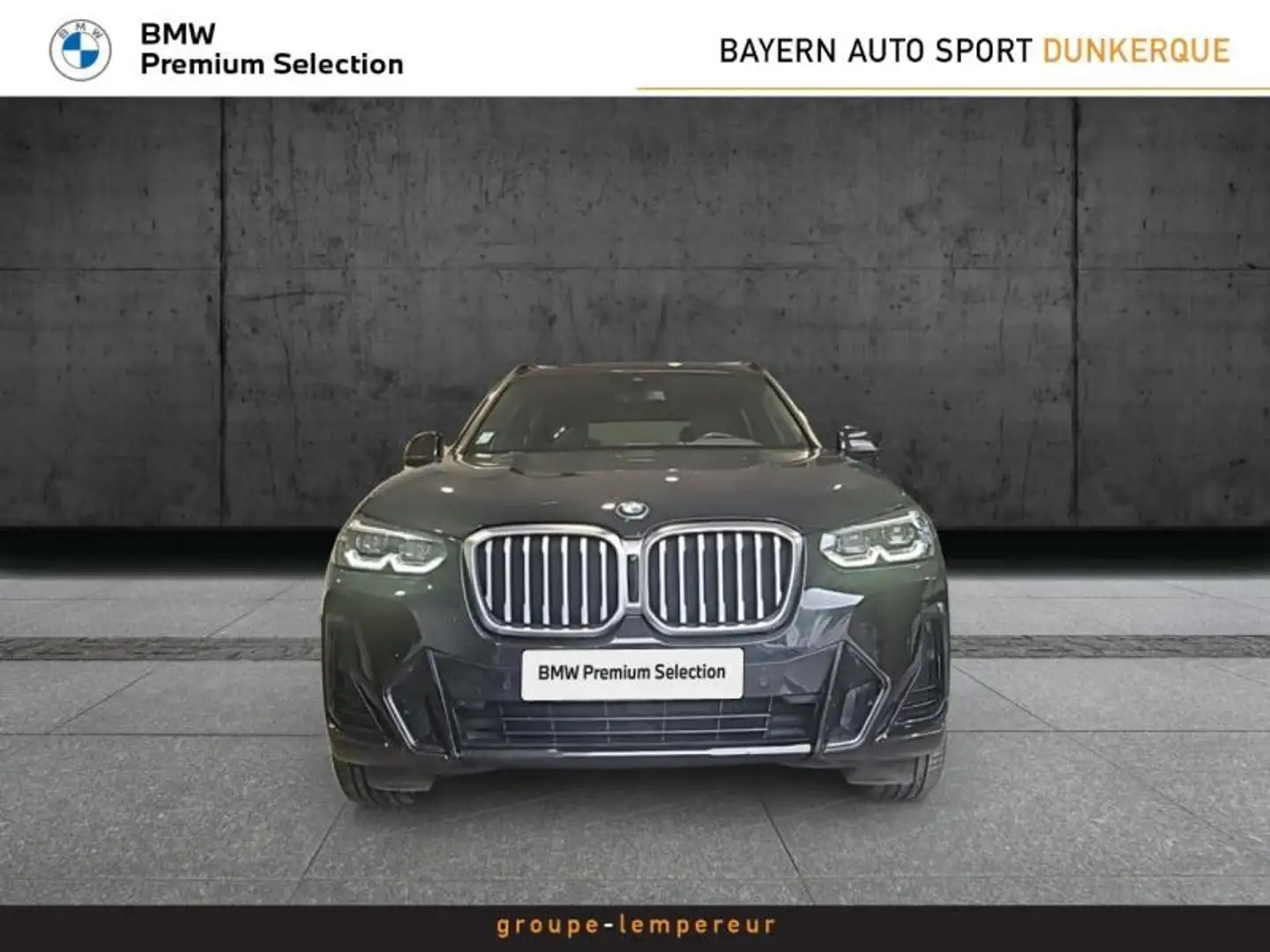 BMW X3 xDrive20d 190ch M Sport Schwarz - 2