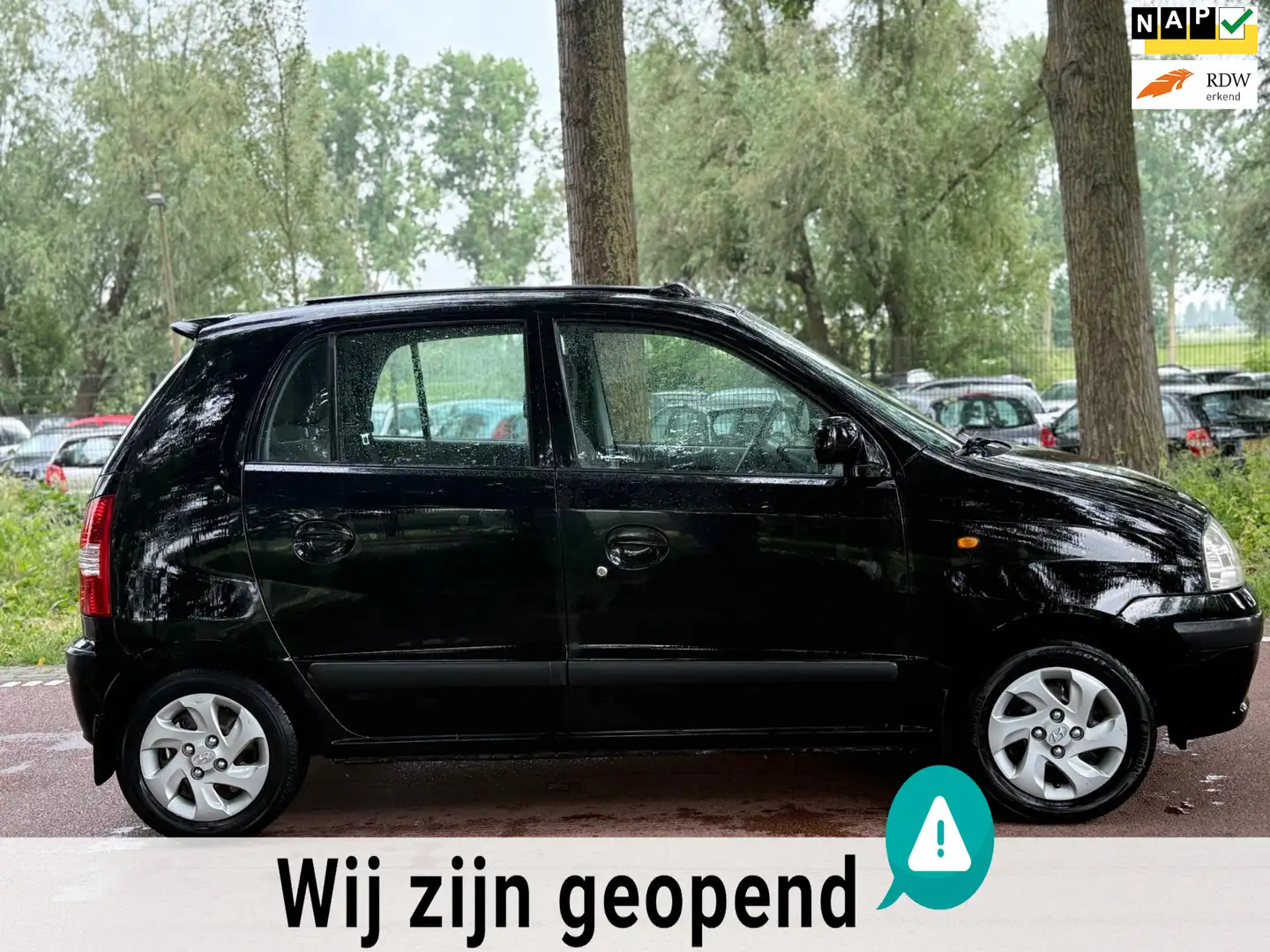 Hyundai Atos 1.1i Dynamic Prime APK!ZUINIG!OPEN DAK! Negru - 1