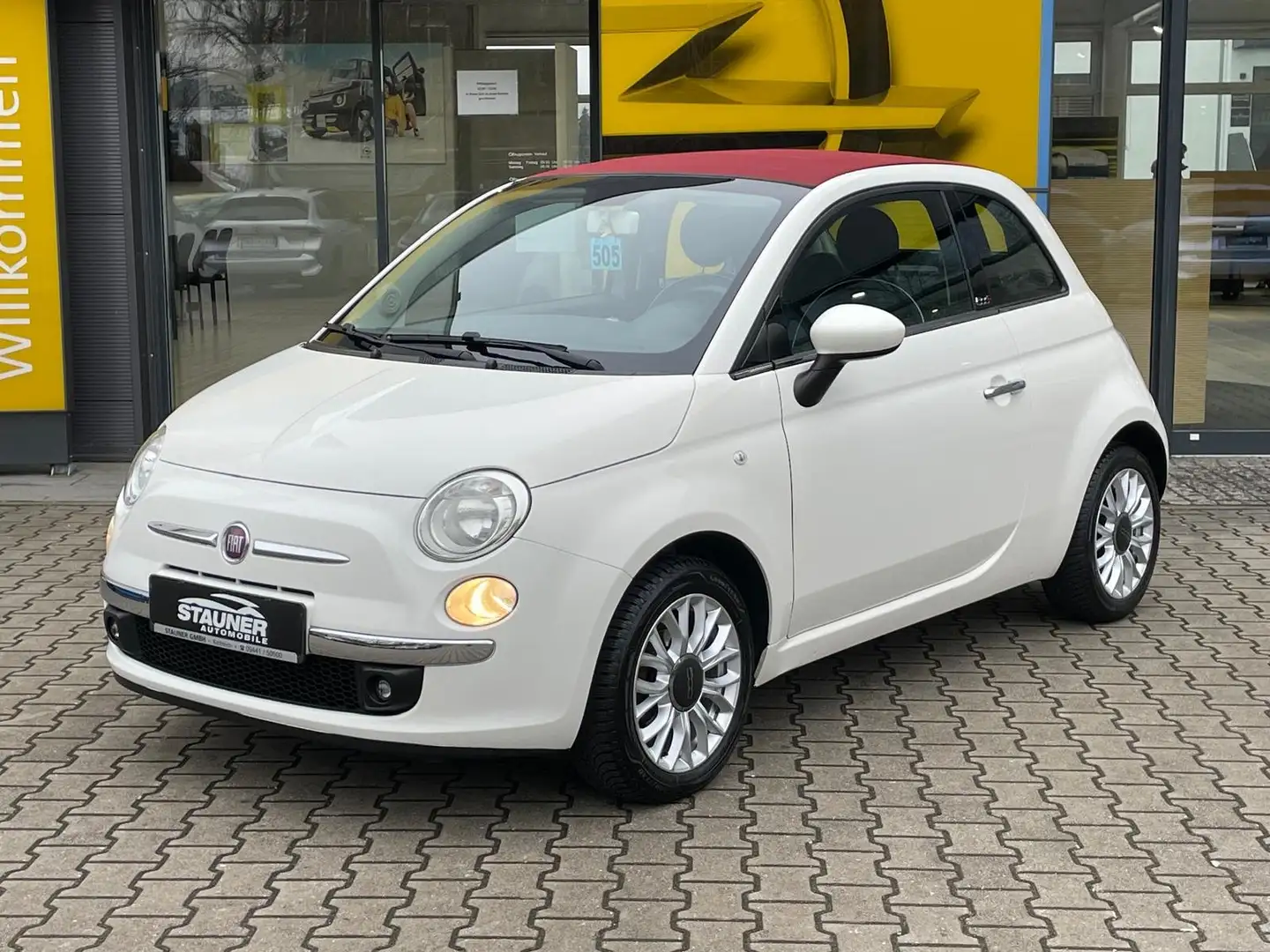 Fiat 500C Cabrio Lounge 1.2 *AUX*PDC*8FACH*DIG.COCKPIT* Weiß - 2