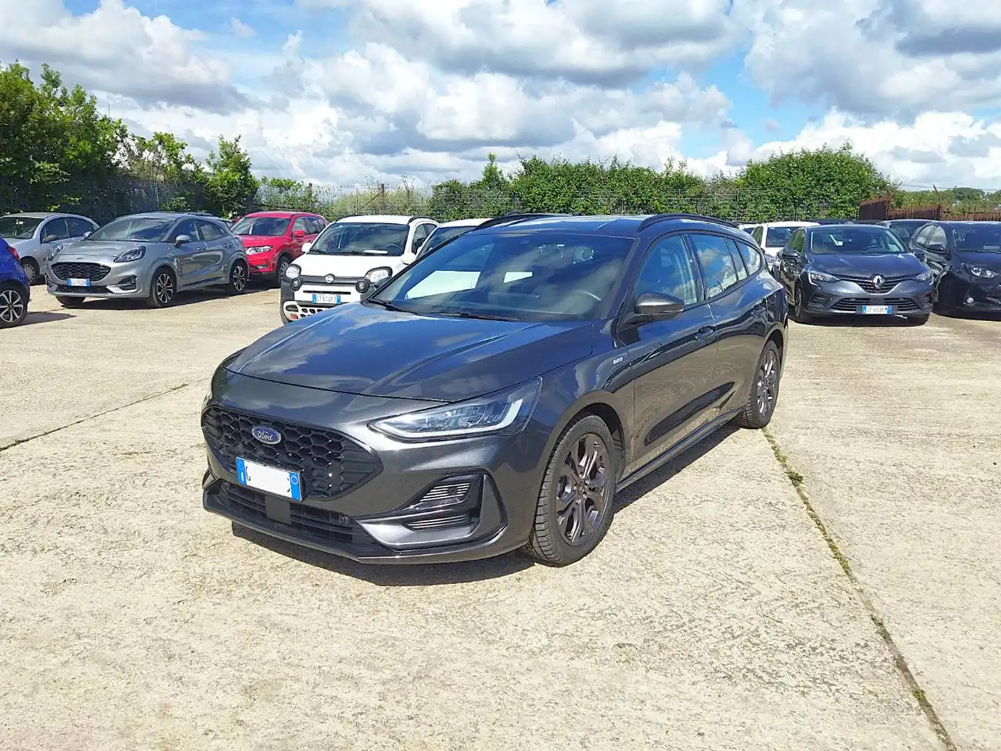 Ford Focus 1.0ECOBOOST HYBRID 120cv NAVI BRAKE ASSIST Grigio - 2