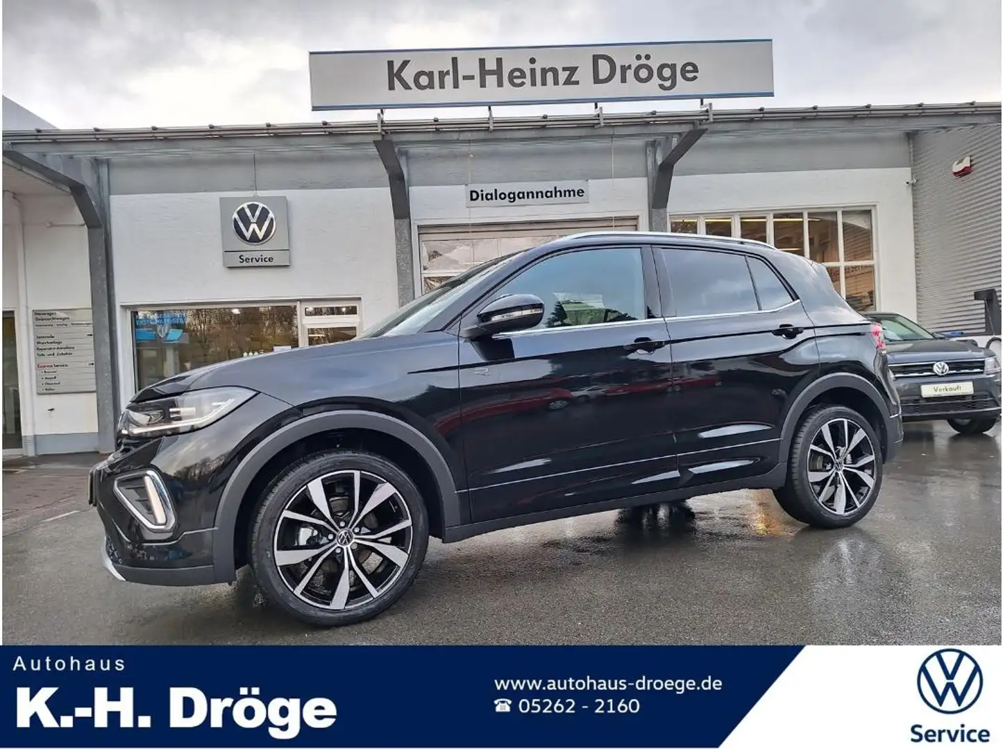 Volkswagen T-Cross R-Line 1.0 TSI AHK Matrix 18 Zoll Kamera Schwarz - 1