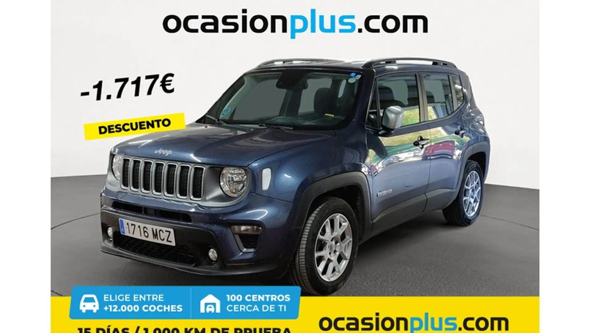 Jeep Renegade 1.6Mjt Limited 4x2 96kW Bleu - 1