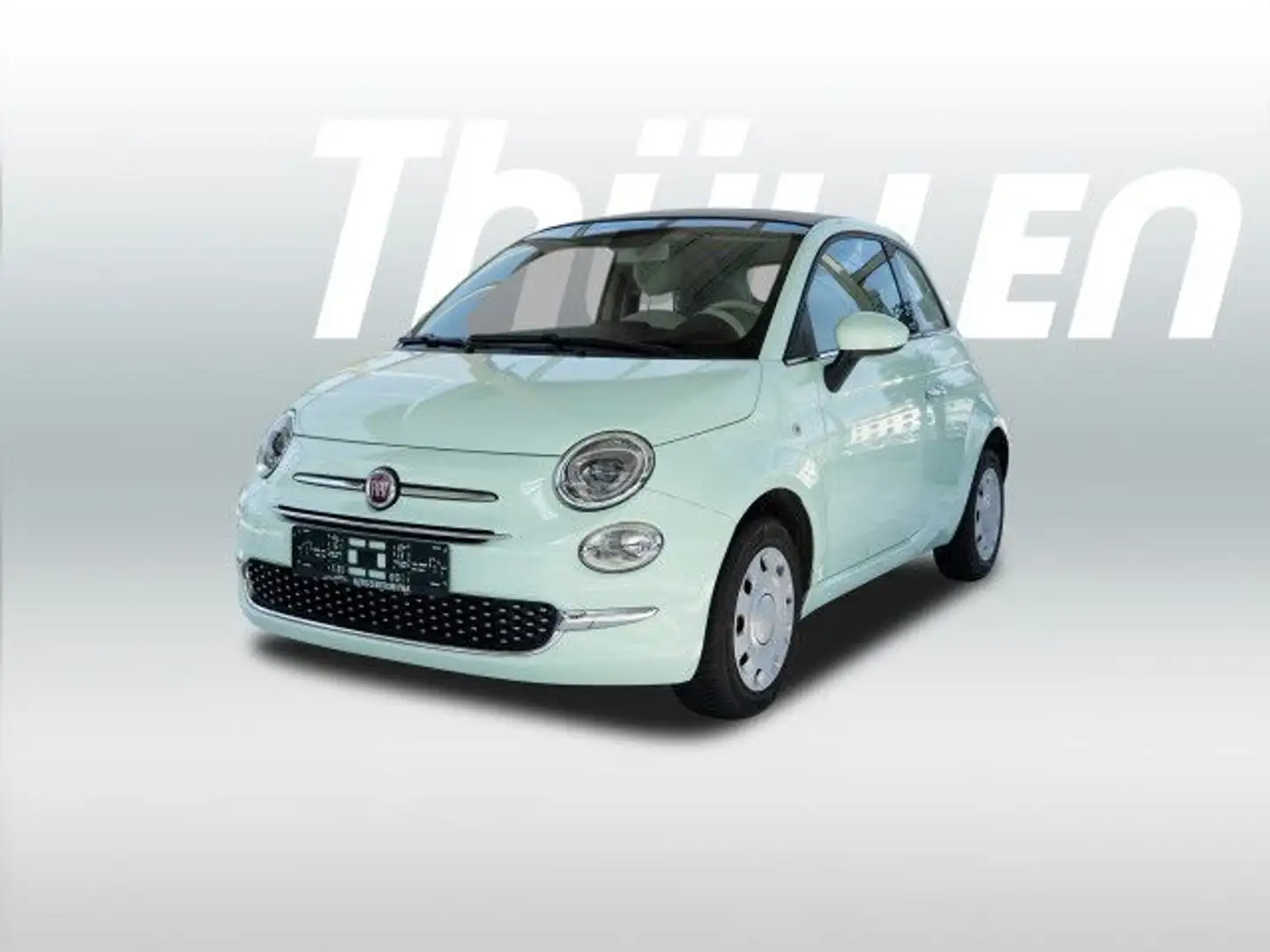 Fiat 500 Cabrio Lounge 1.2 Benzin Bluetooth Navi Klima Grün - 1