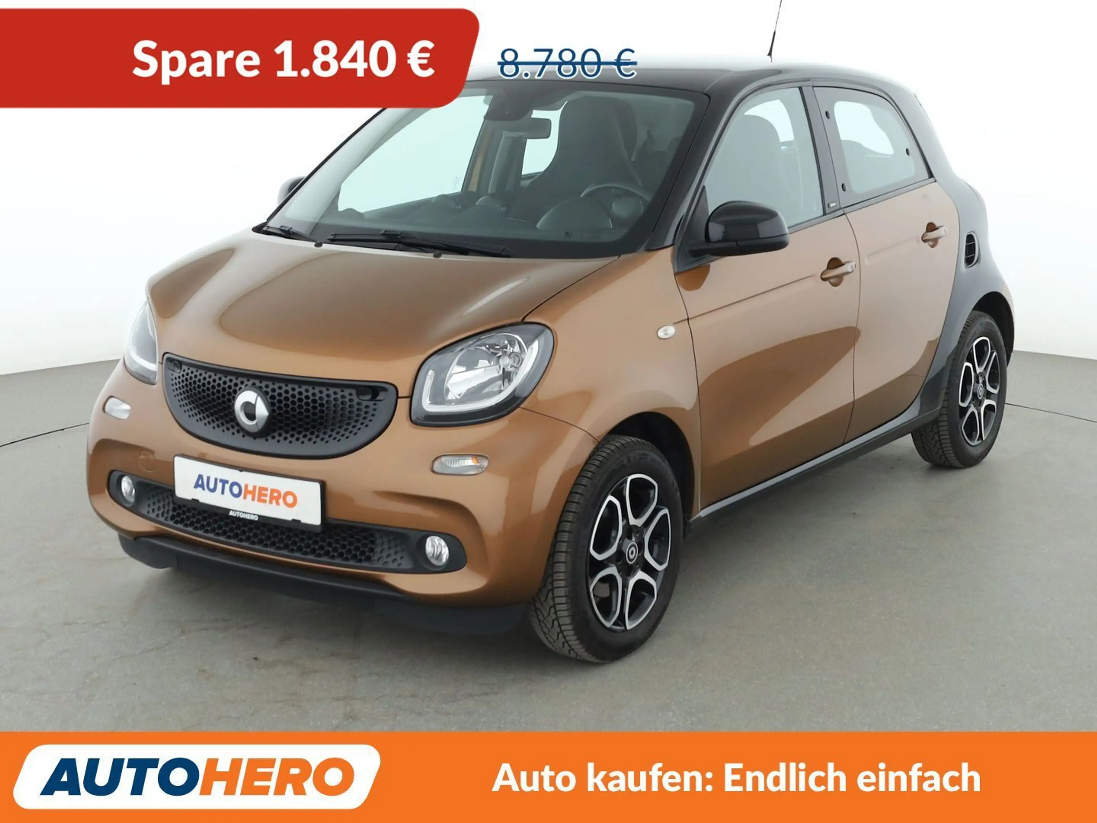 smart forFour 1.0 Prime*NAVI*PDC*SHZ*KLIMA*TEMPO*GARANTIE*