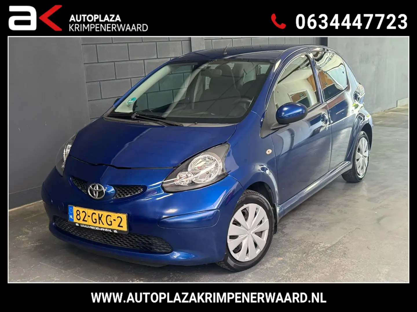 Toyota Aygo 1.0-12V + Airco Nieuwe apk Azul - 1
