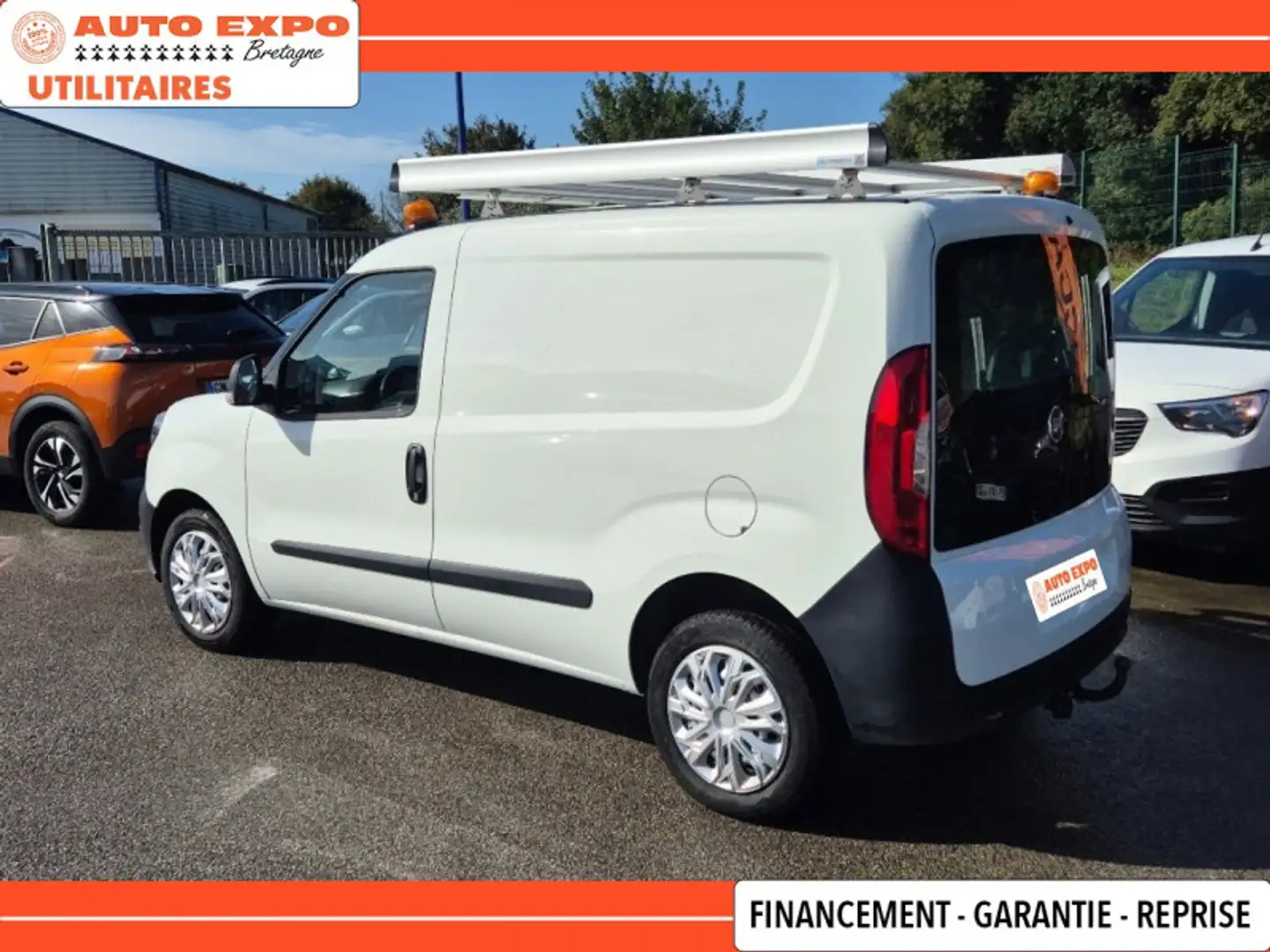 Fiat Doblo 1.4 TJET 120CH essence+GNV PACK E6D Blanc - 2
